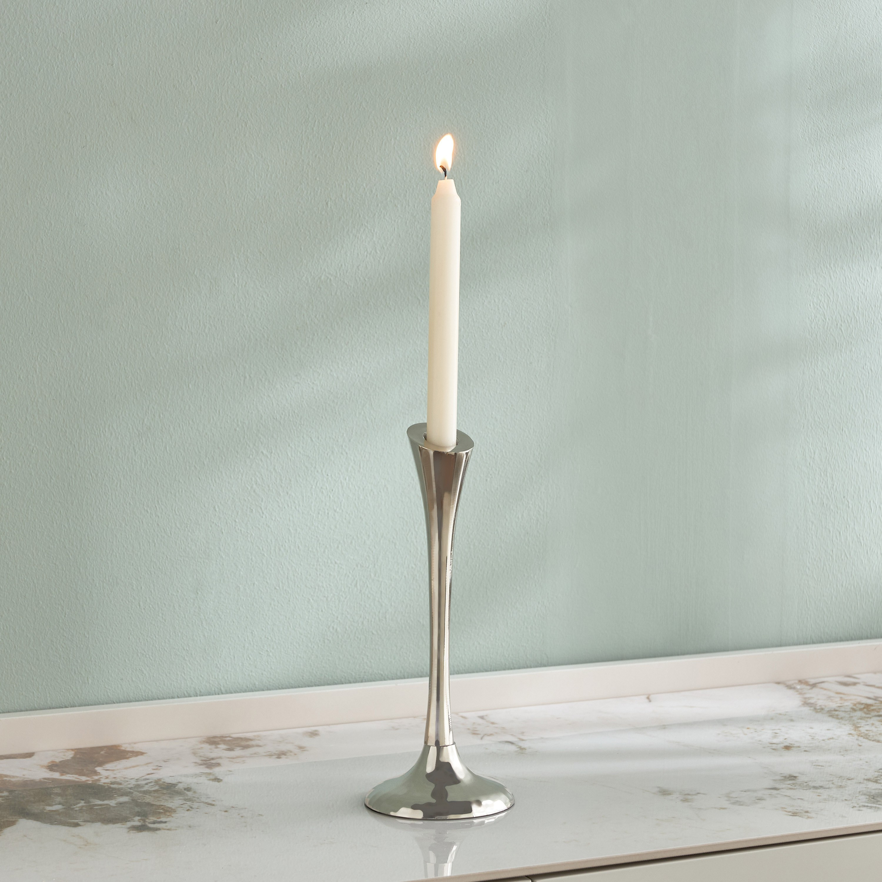 Orientale Diana Metal Taper Candle Holder - 31 cm-household-decor-candleholdersandlanterns-image-2