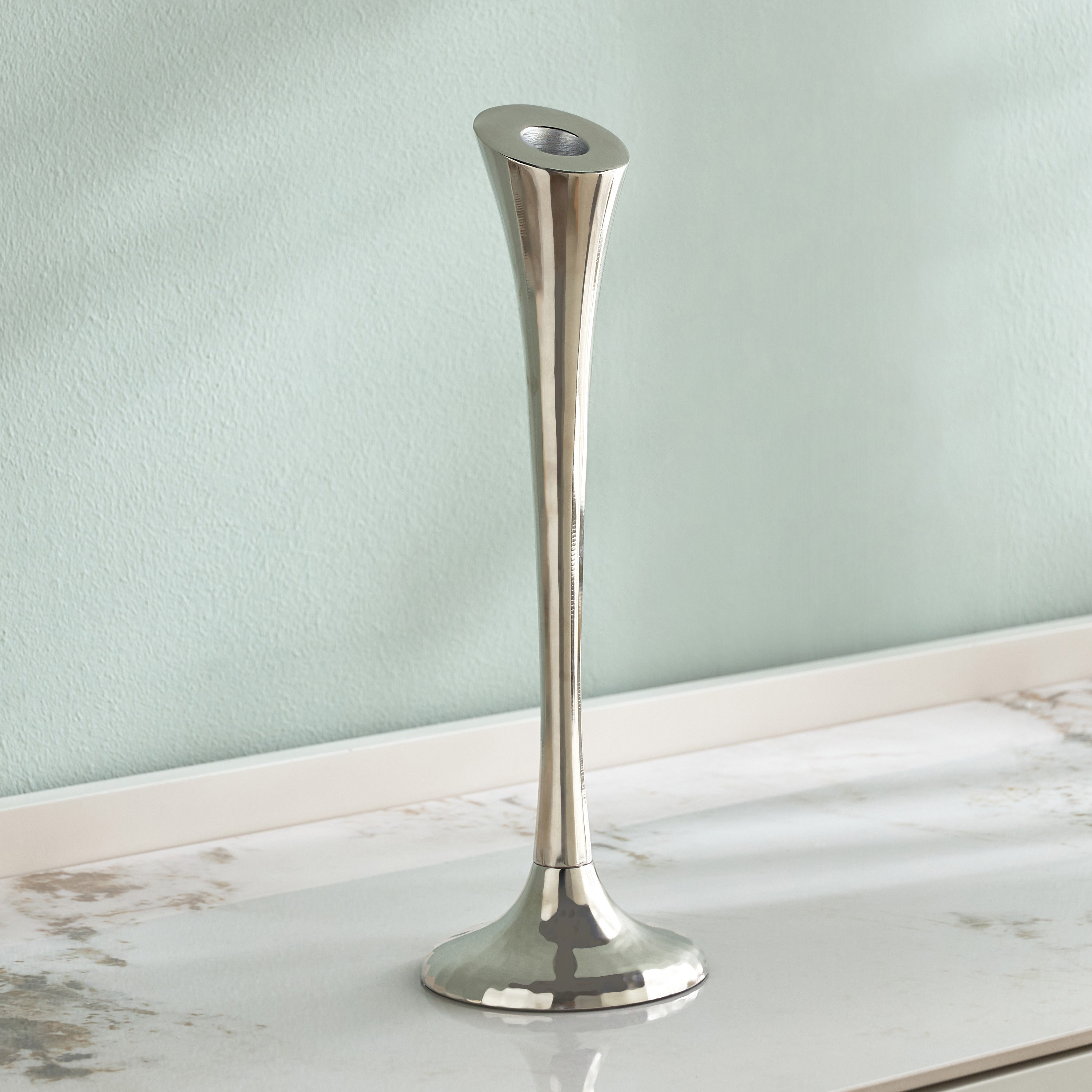 Orientale Diana Metal Taper Candleholder - 26 cm-household-decor-candleholdersandlanterns-image-3