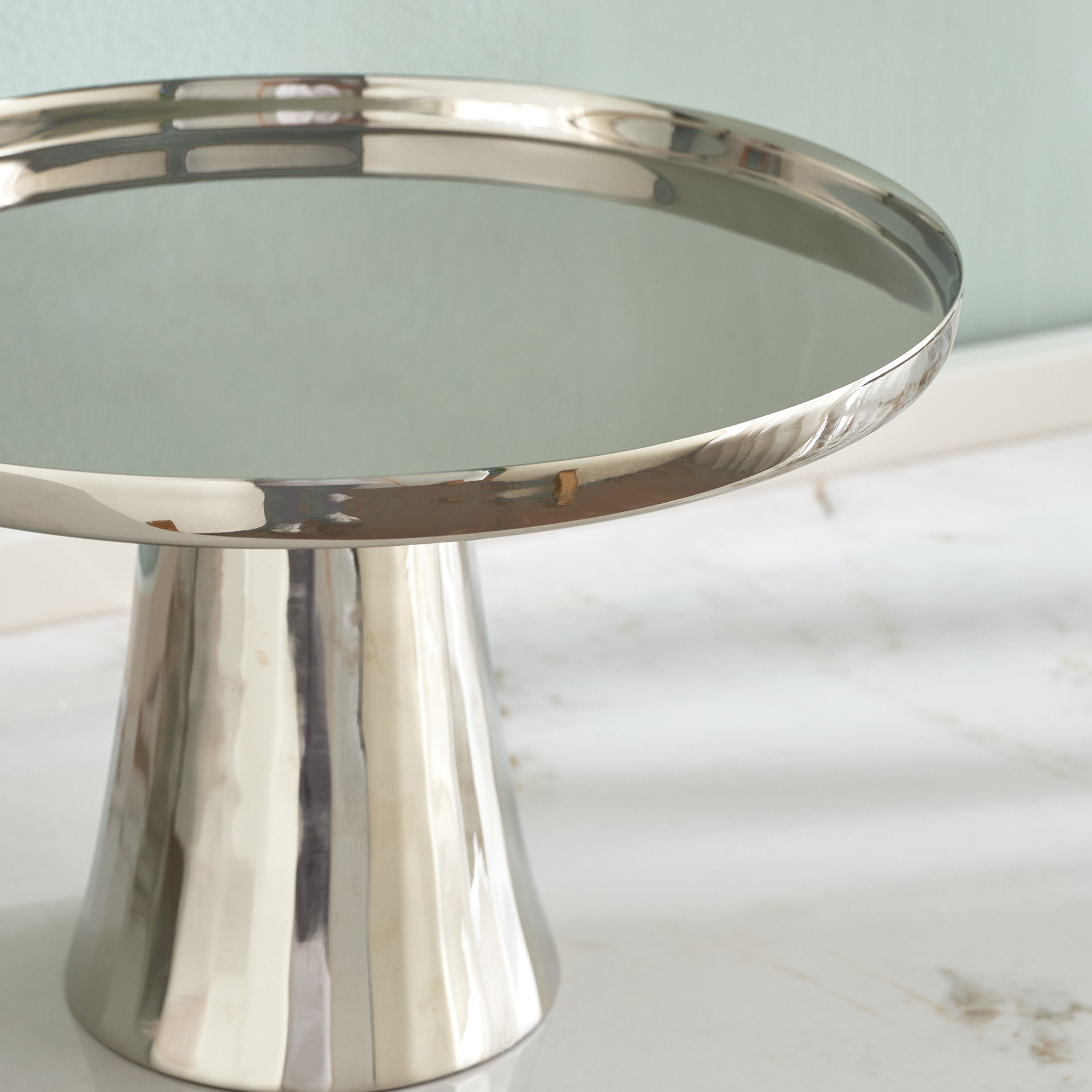 حامل كيك معدني - أورينتال آيريس - 17 سم-household-decor-vasesandbowls-image-2