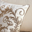 Faris Sarona Swirl Embroidered Velvet Cushion Cover - 50x50 cm-household-cushionsandthrows-cushioncovers-image-2