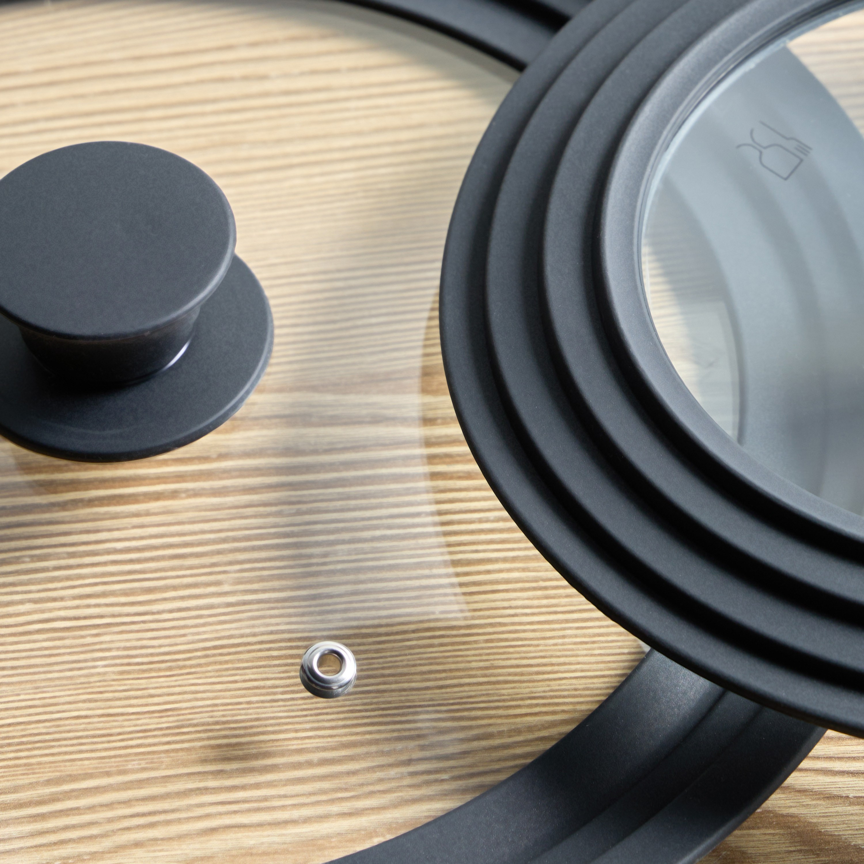غطاء زجاجي شامل بمقاس 24 إلى 28 سم - نورديك-household-kitchen-cookware-potsandpans-image-2