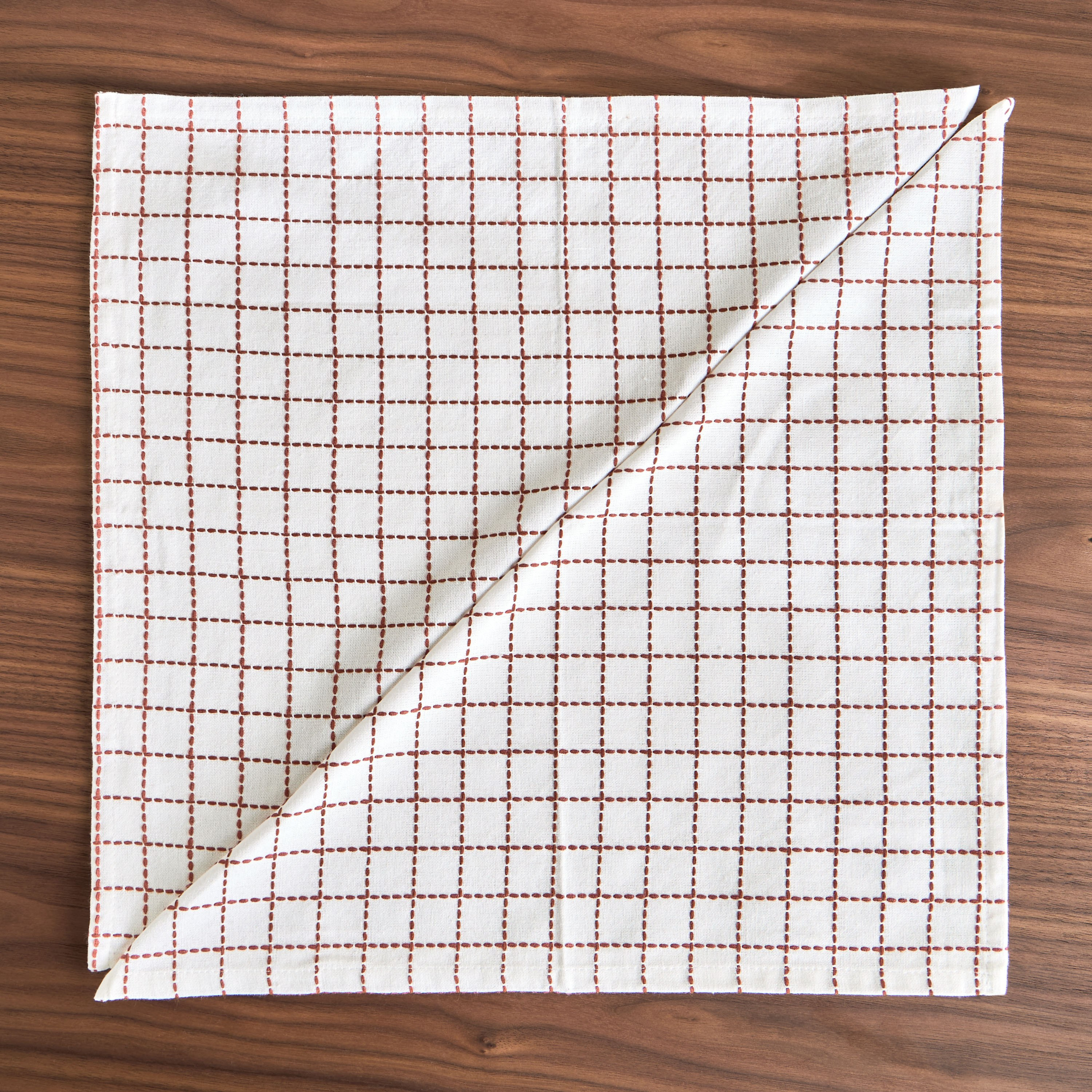 طقم مناديل مائدة من 4 قطع - بيرلا - 45x45 سم-household-dining-tablelinen-napkinsandaccessories-image-1