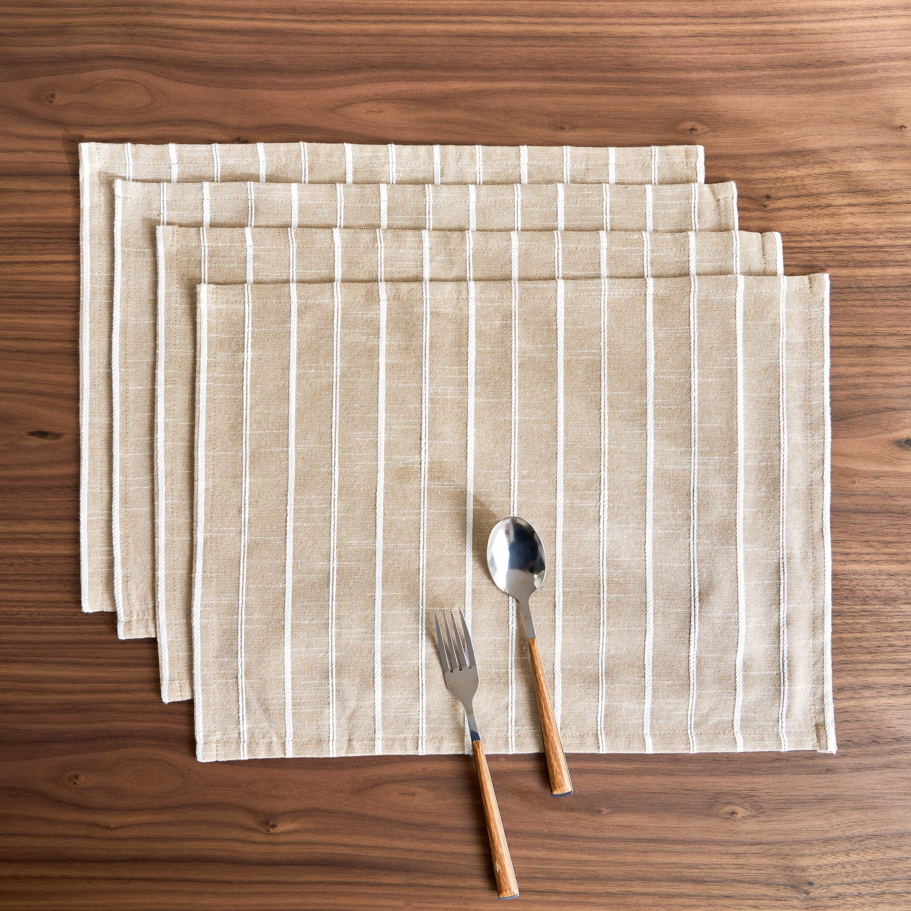 طقم لبادات صحون من 4 قطع - أودري-household-dining-tablelinen-placemats-image-1