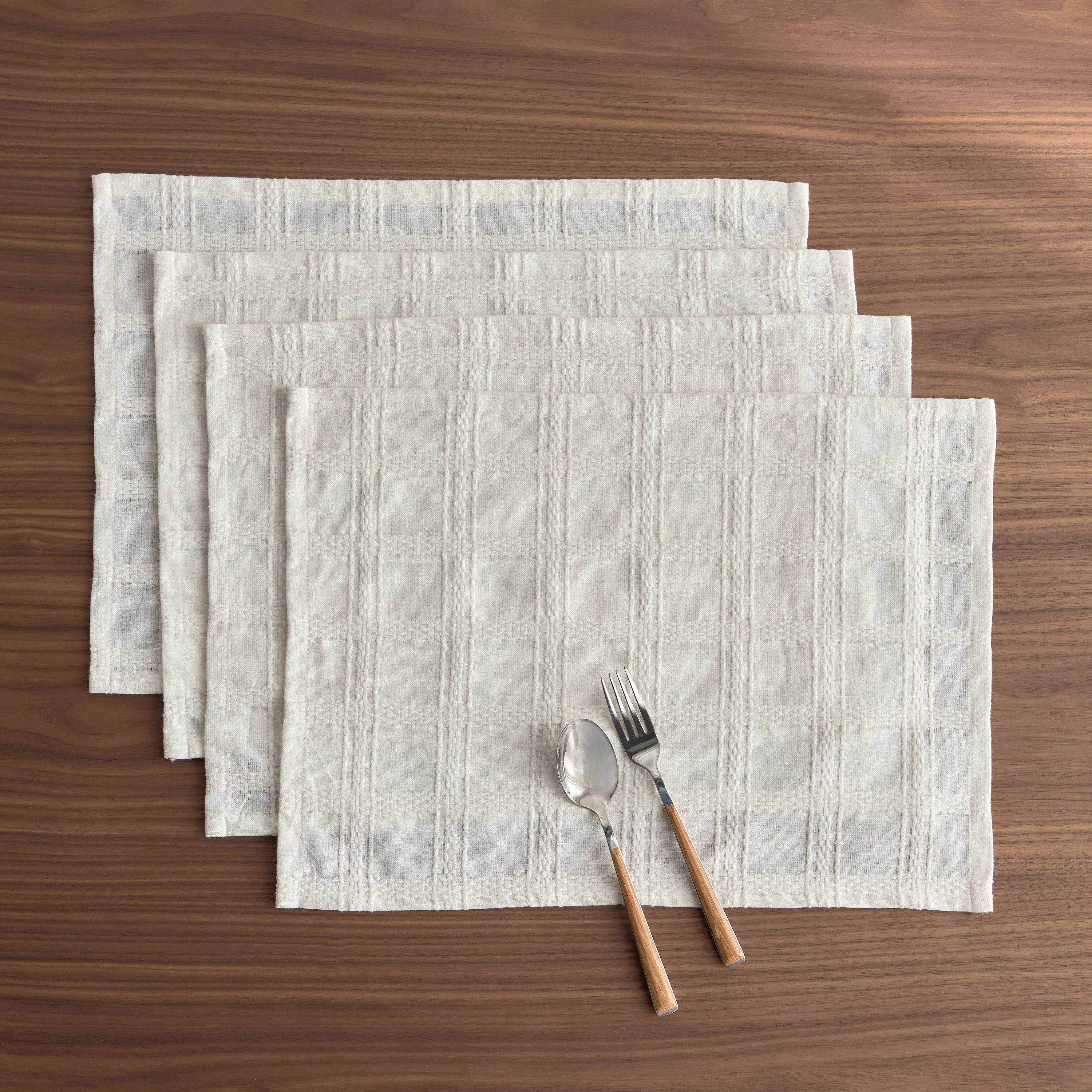 طقم لبادات صحون من 4 قطع - ديلان-household-dining-tablelinen-placemats-image-1