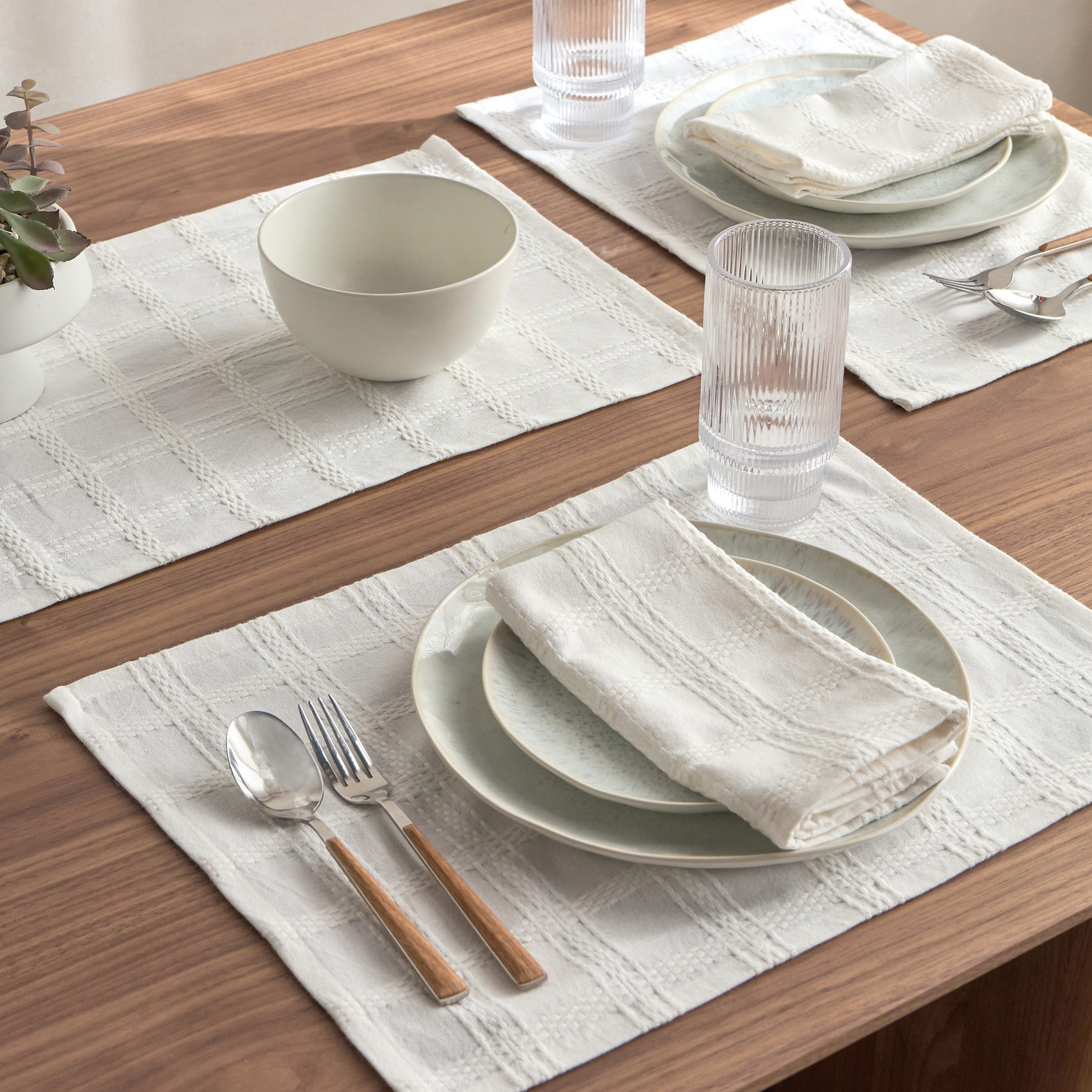طقم لبادات صحون من 4 قطع - ديلان-household-dining-tablelinen-placemats-image-3
