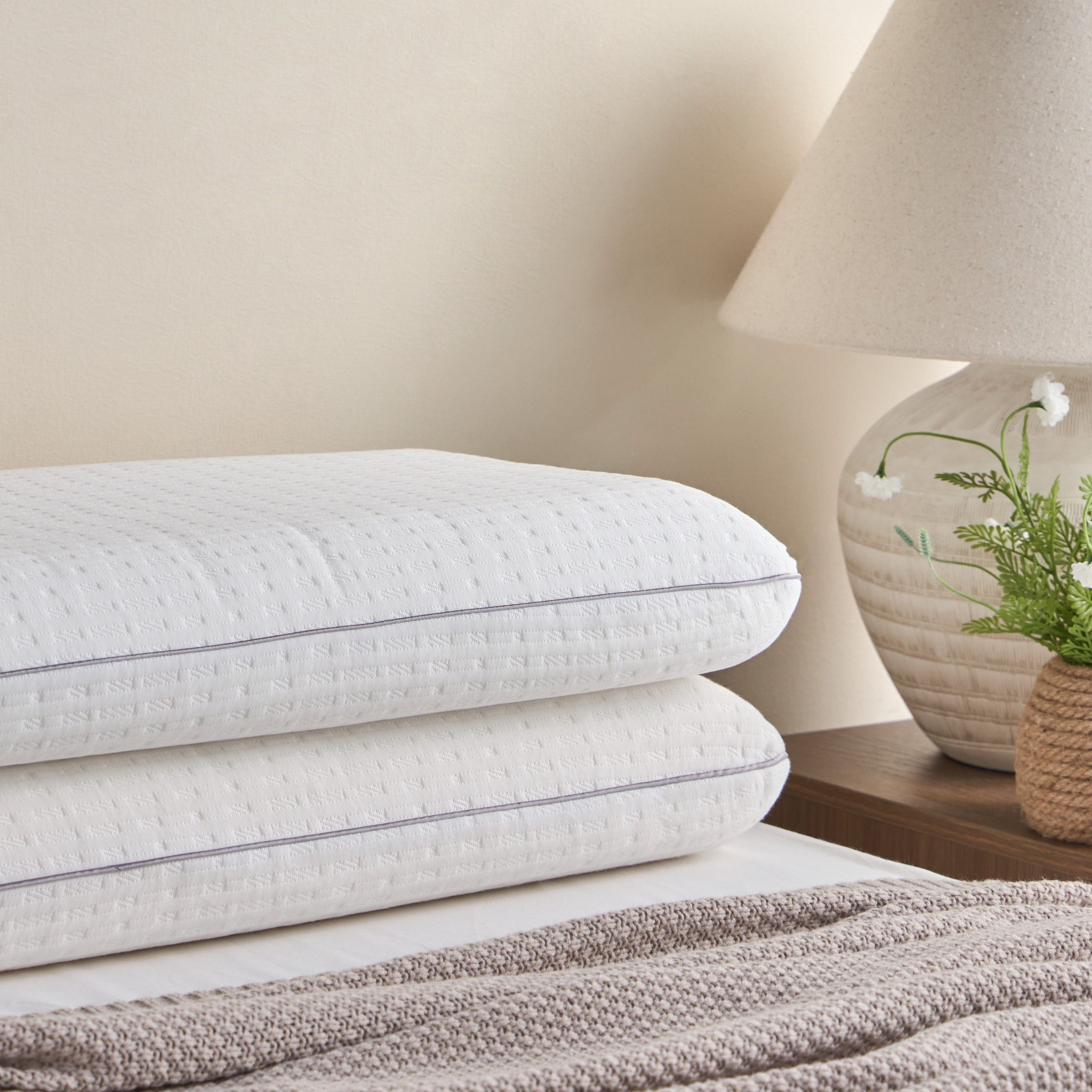 Dual Comfort Memory Foam Pillow - 42x70 cm-household-bedding-pillows-image-4