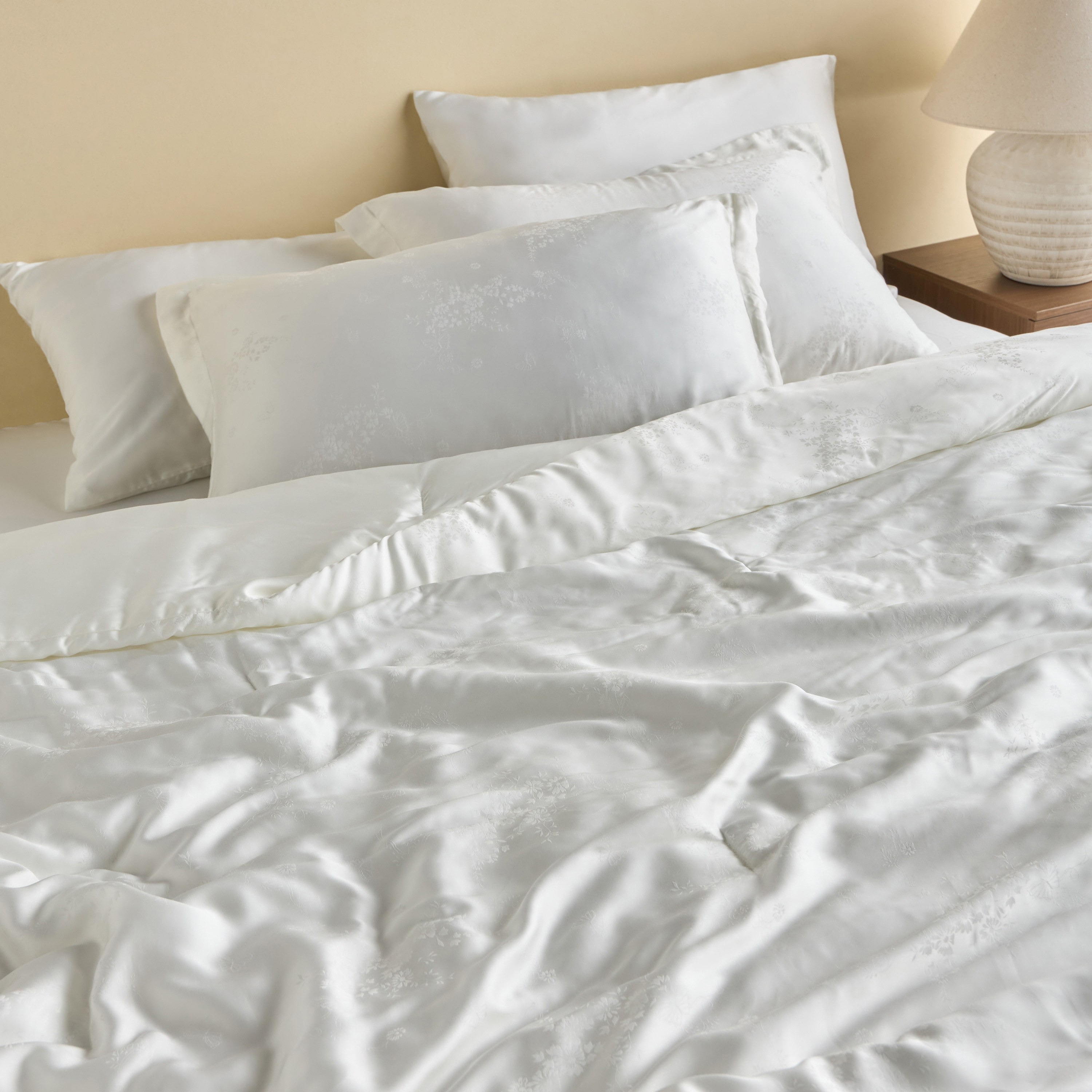 طقم شرشف ولحاف سوبر كينج 6 قطع تنسل ليوسيل جاكار ديستي - إيرسوفت - 240x260 سم-household-bedding-comfortersandbedspreads-bedinabag-image-8