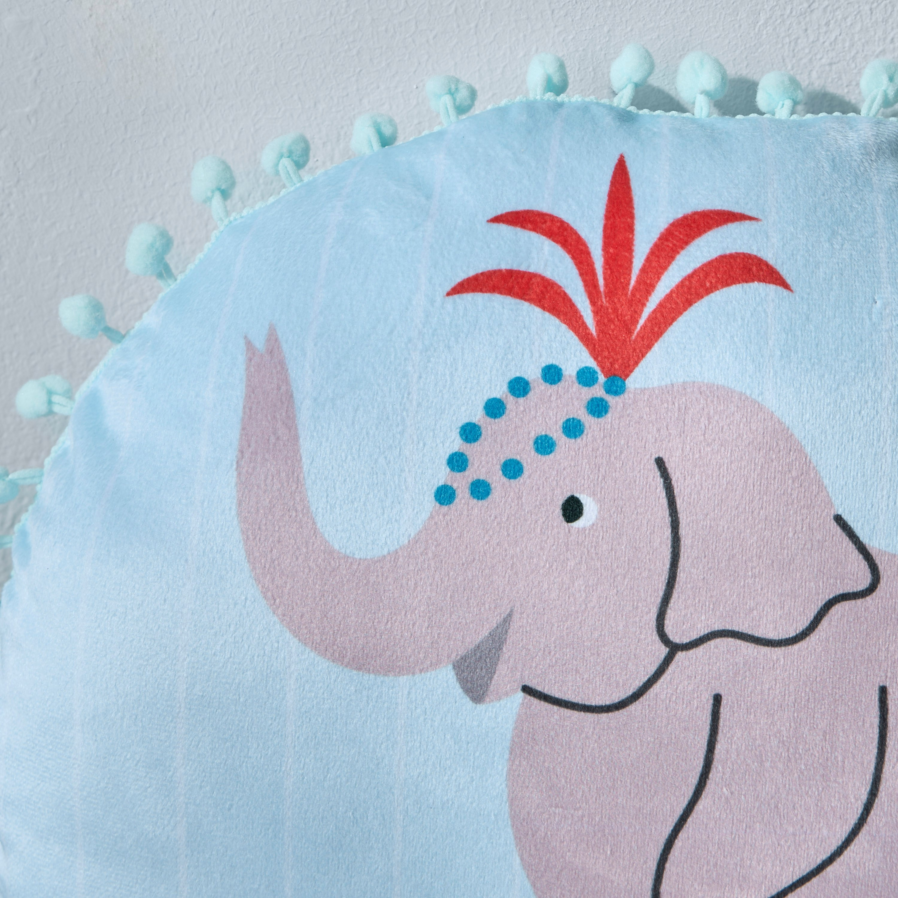 Carnival Circus Elephant Filled Cushion - 35x35 cm-babyandkids-beddingandwindows-bedding-filledcushionsandcovers-image-2