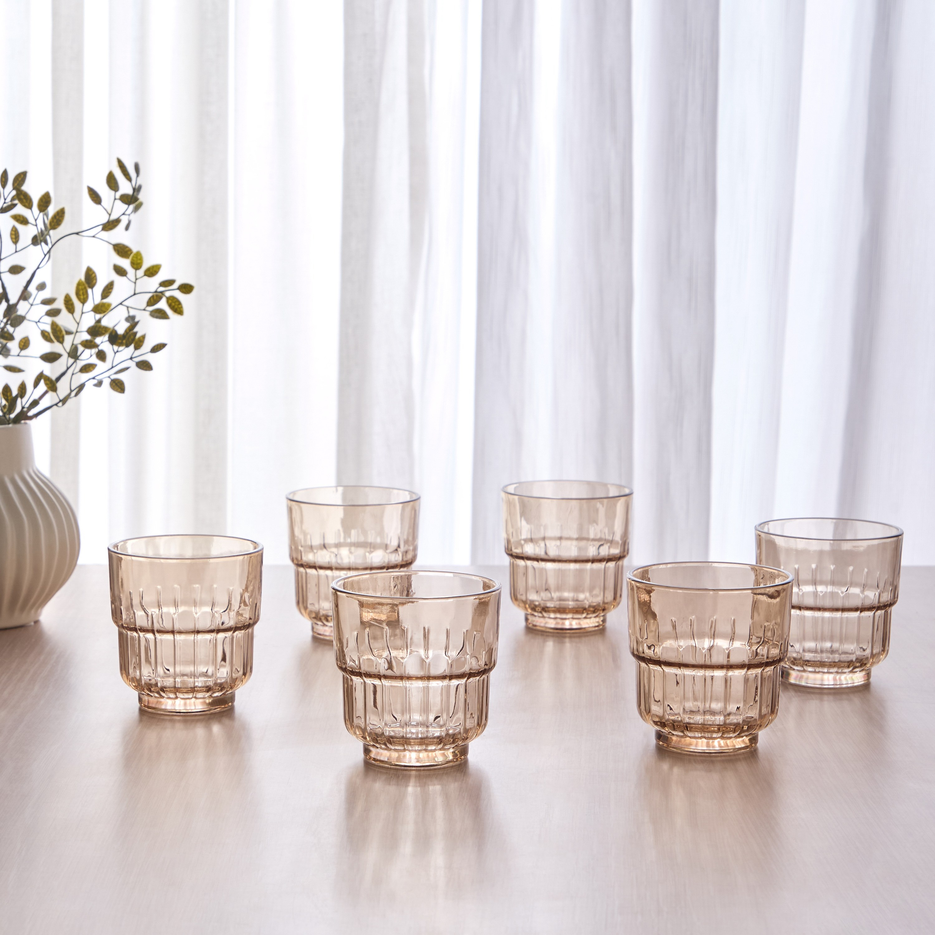 Verto 6-Piece DOF Glass Set - 280 ml-household-dining-glassware-drinkingglasses-image-1