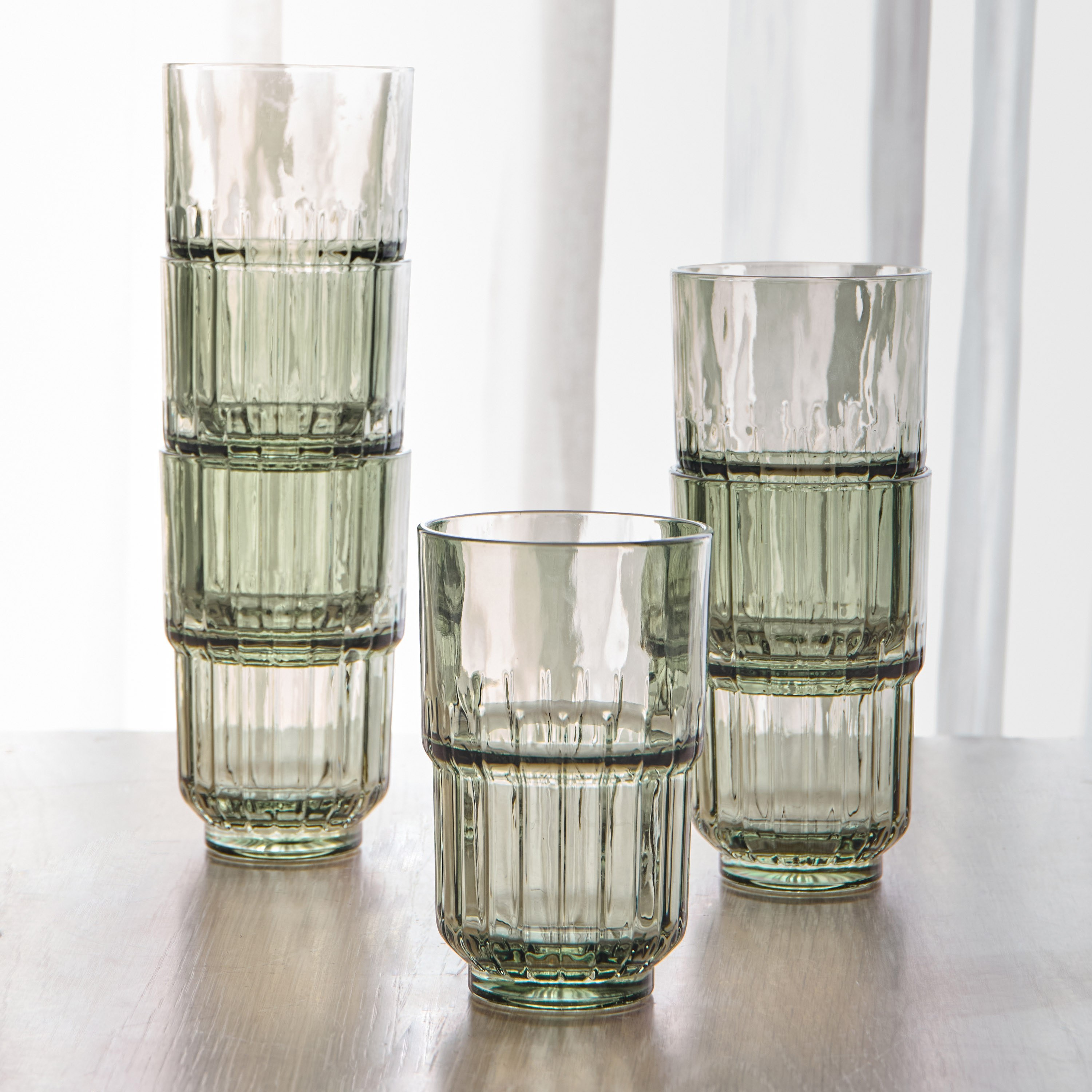 Verto 6-Piece Highball Glass Set - 370 ml-household-dining-glassware-drinkingglasses-image-2