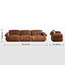 كنبة جلد بالكامل أربعة مقاعد - جلوريا-furniture-sofaandseating-sofasandsofasets-image-1