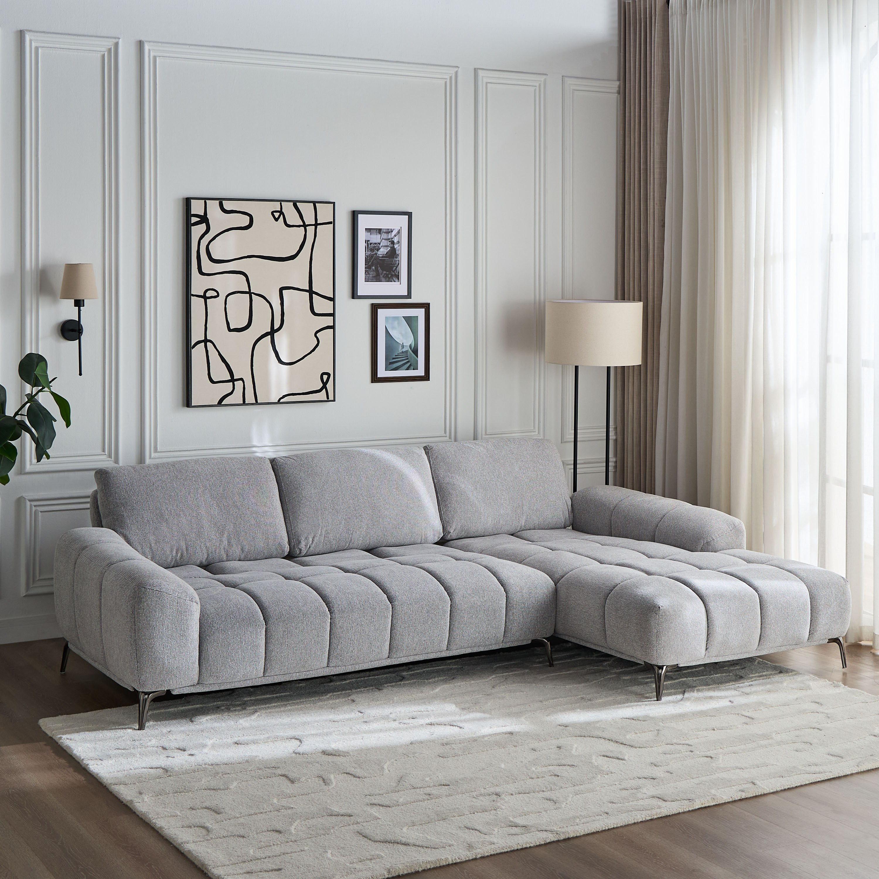 Vertex 3-Seater Fabric Right Corner Sofa-furniture-sofaandseating-cornersofas-image-2