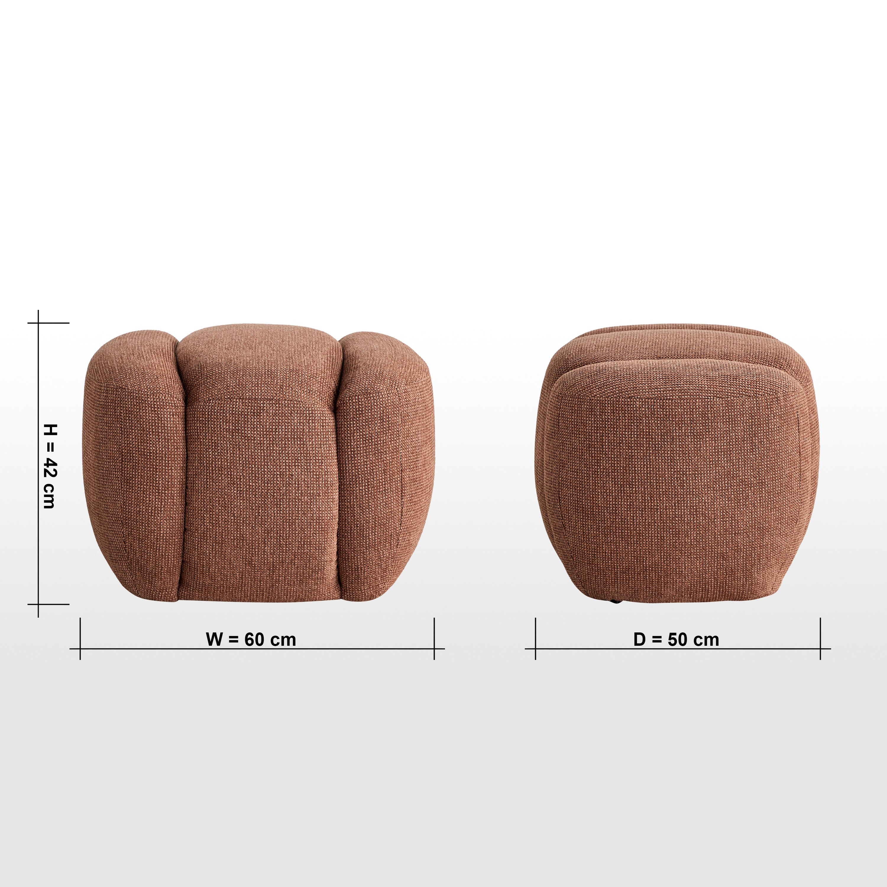مقعد عثماني قماشي - إلفو-furniture-sofaandseating-ottomansbeanbagsandpoufs-image-5