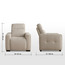 كرسي استرخاء كهربائي قماشي - كاسبيان-furniture-sofaandseating-recliners-image-1