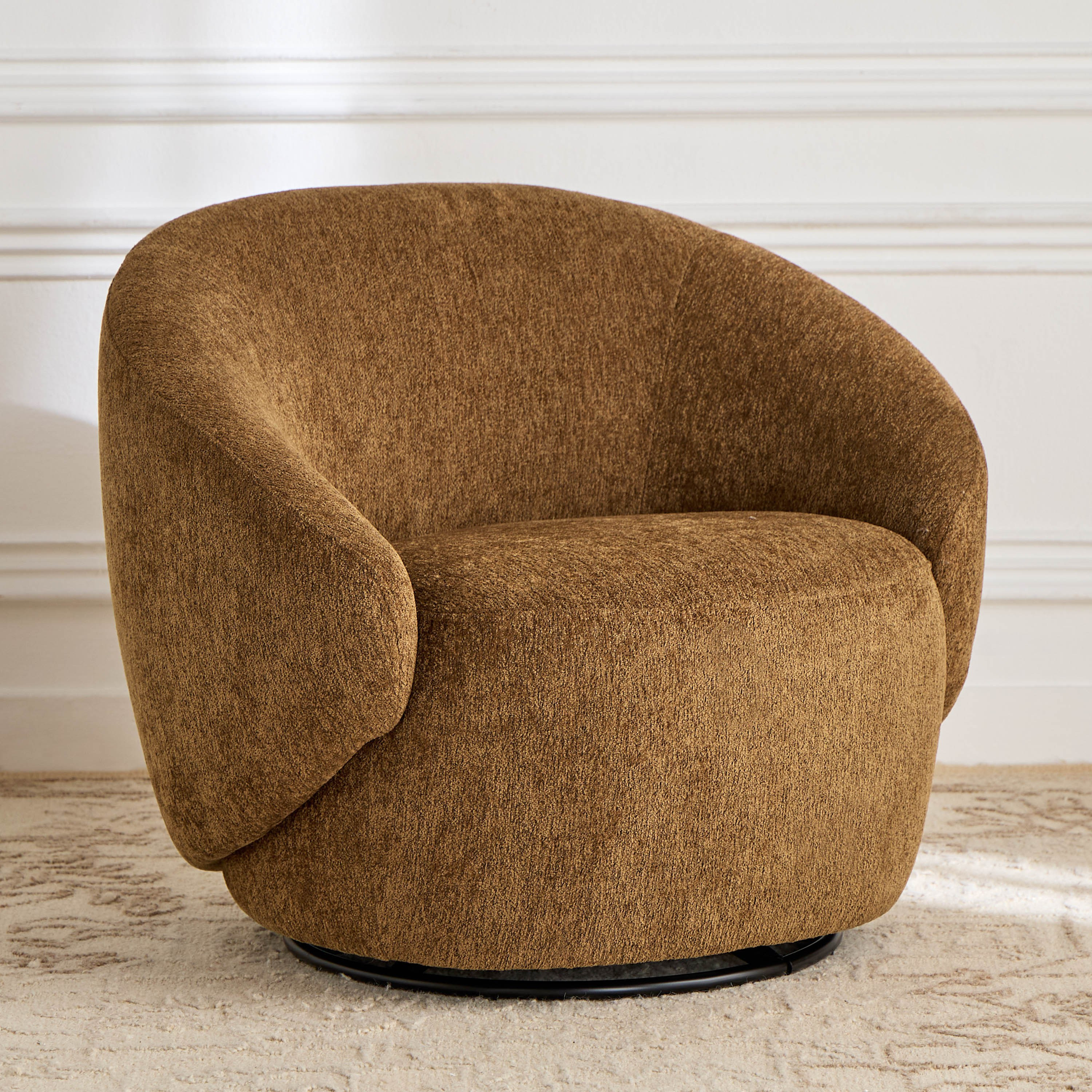 Pembroke Fabric Swivel Armchair