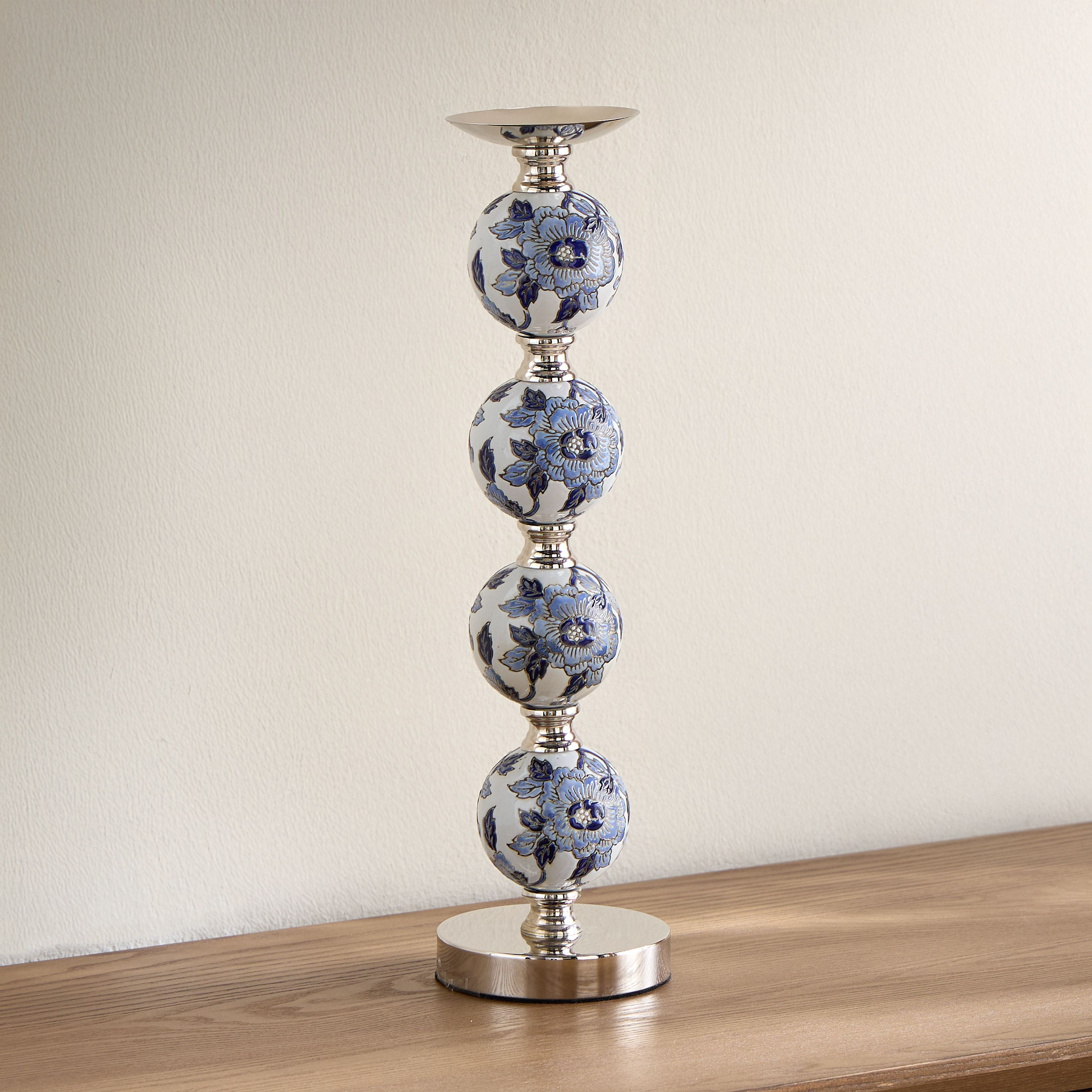 Orientale Akiba Chinoiserie Pillar Candleholder - 54 cm-household-decor-candleholdersandlanterns-image-3