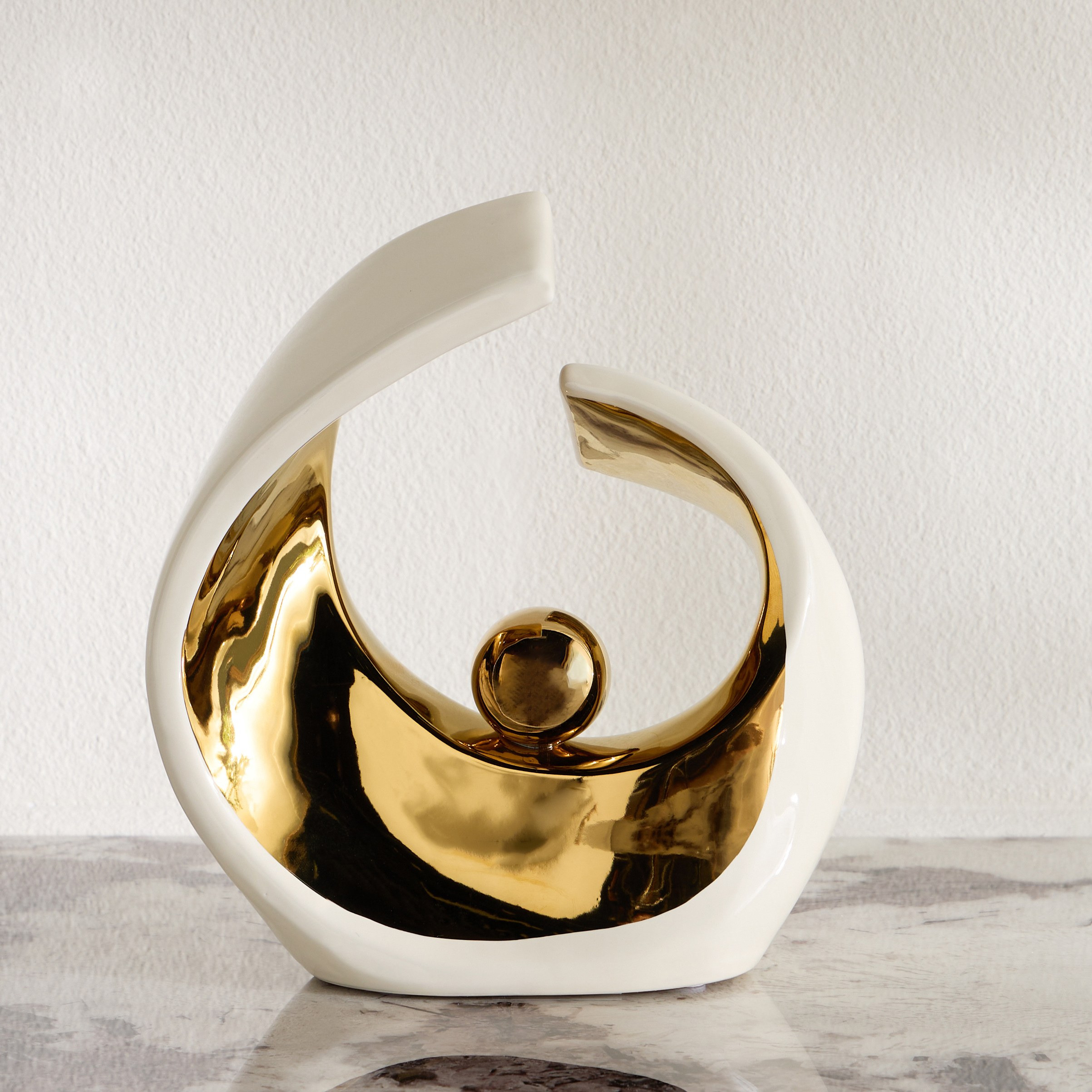 Luxe Huda Ceramic Decorative Accent - 25 cm