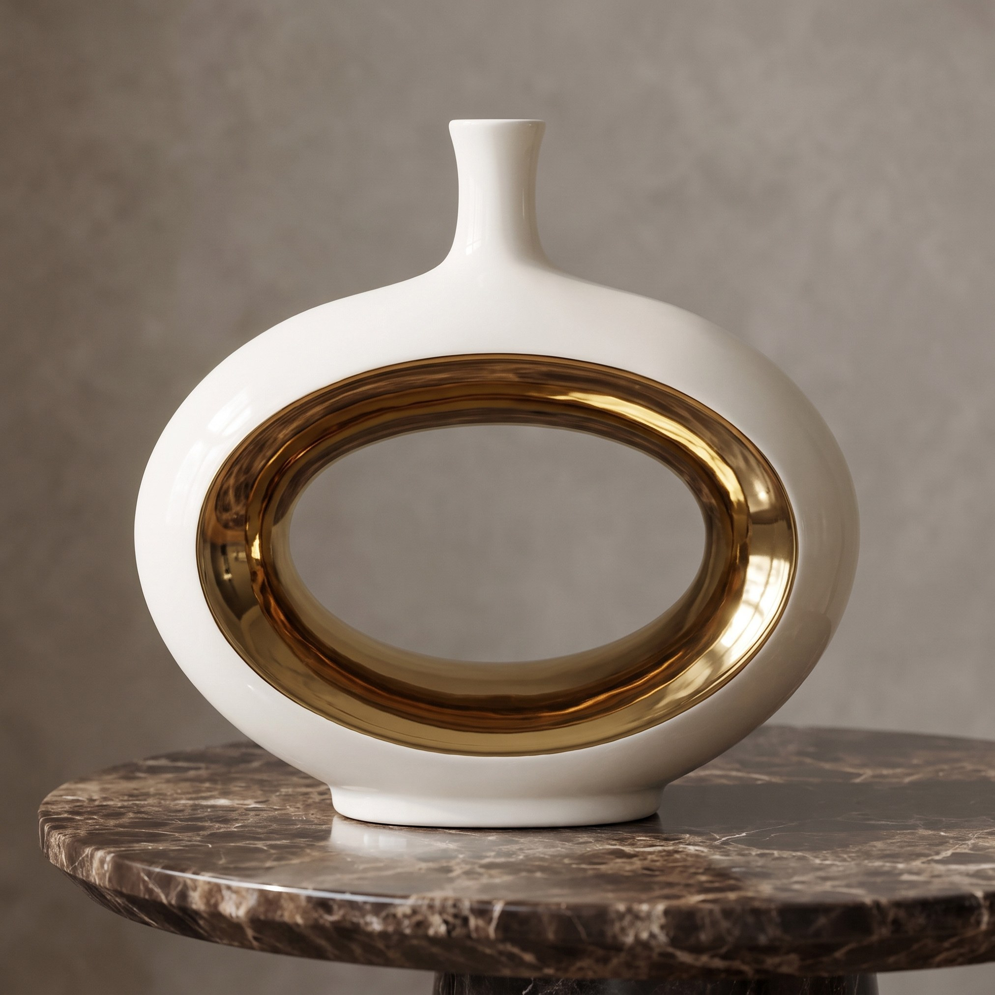 Luxe Huda Nafas Ceramic Vase - 26 cm-household-decor-vasesandbowls-image-1