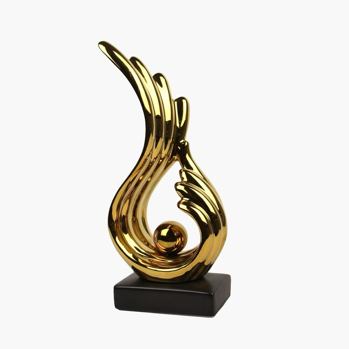 Luxe Huda Nafas Ceramic Decorative Accent - 33 cm