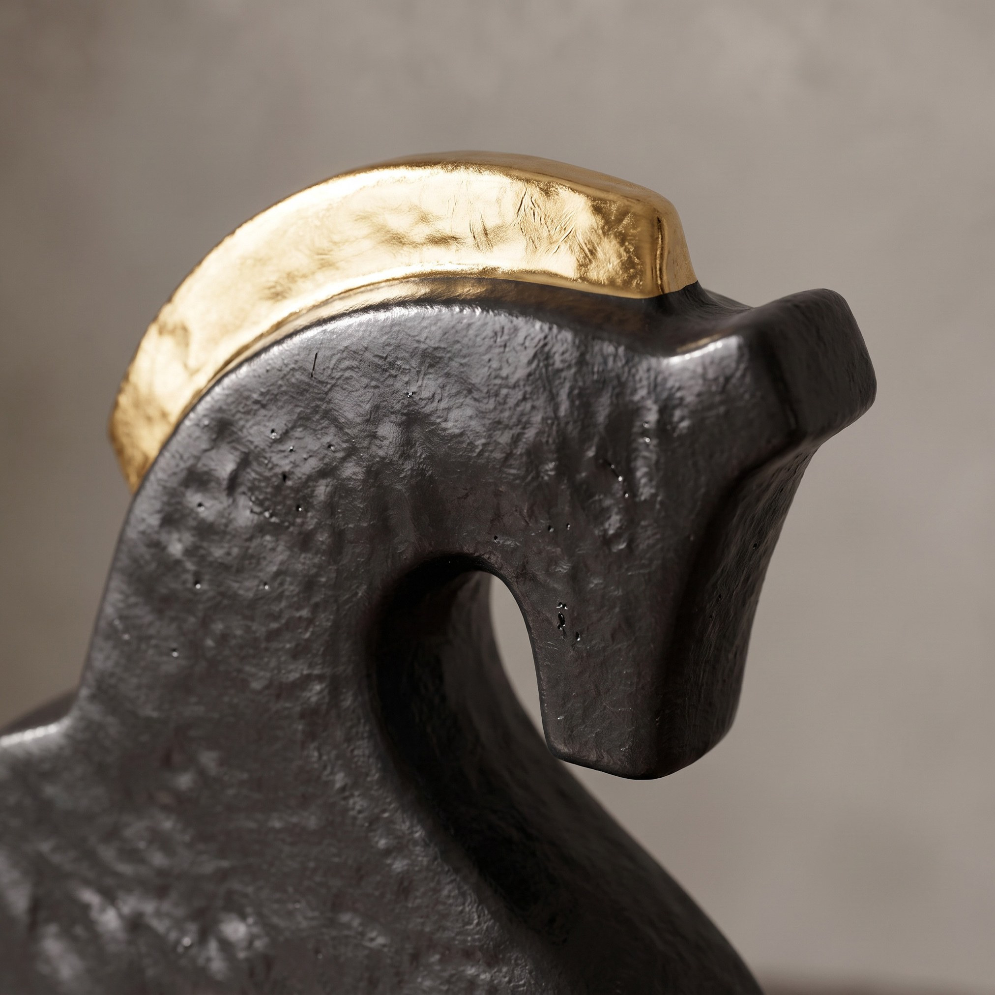 Luxe Fatima Erbaa Horse Ceramic Sculpture - 29 cm-household-decor-decorativeobjectsandsculptures-image-2