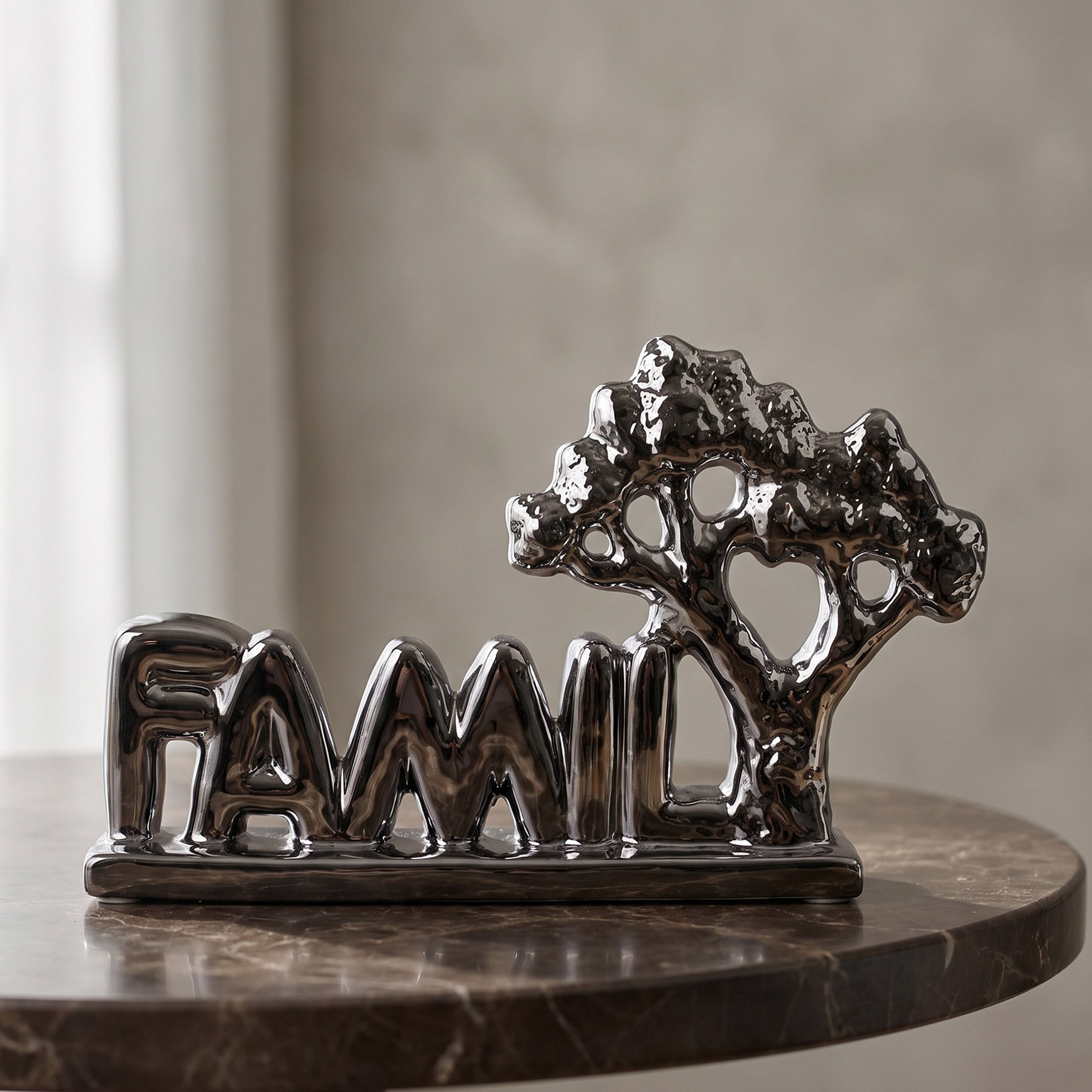 زينة ديكور سيراميك فاميلي - لوفت نوف نفس - 16 سم-household-decor-decorativeobjectsandsculptures-image-1