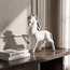Loft Nouf Stallion Ceramic Sculpture - 30 cm-household-decor-decorativeobjectsandsculptures-image-4