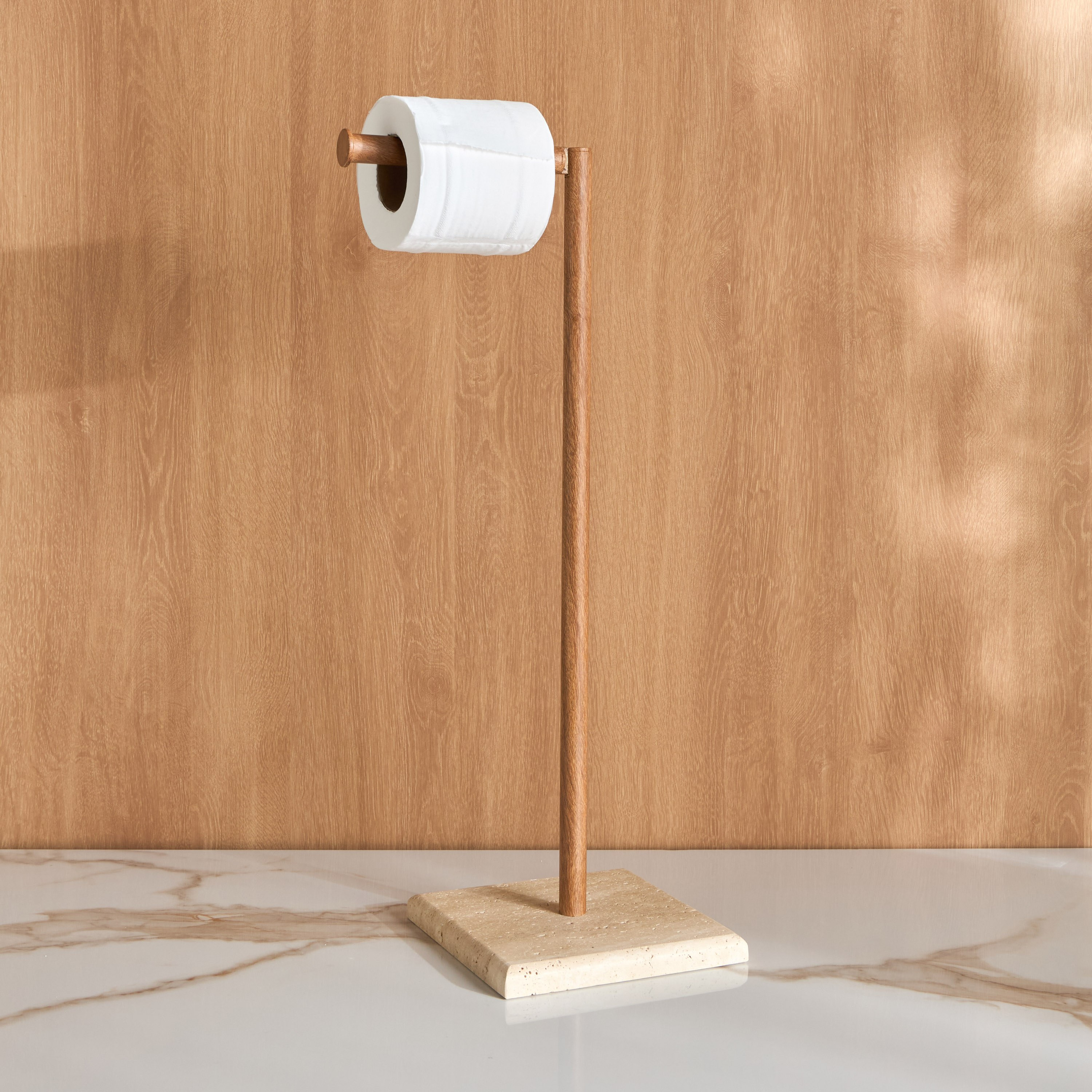 Travertine Toilet Roll Stand-household-bathandlaundry-bathroomorganizing-toiletpaperholders-image-1