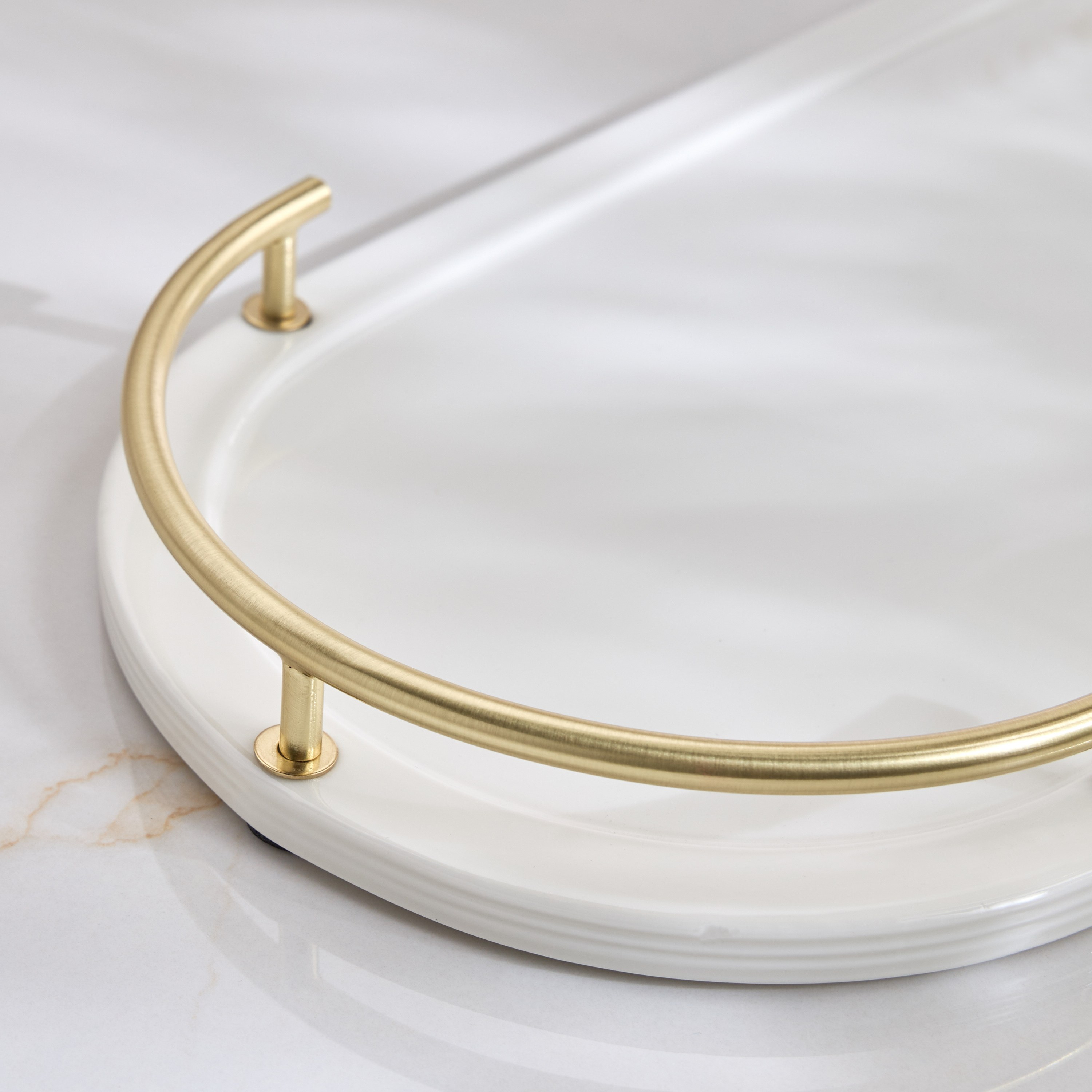 Amora Ceramic Decorative Tray - 41 cm-household-bathandlaundry-bathaccessories-toweltraysandplatforms-image-2