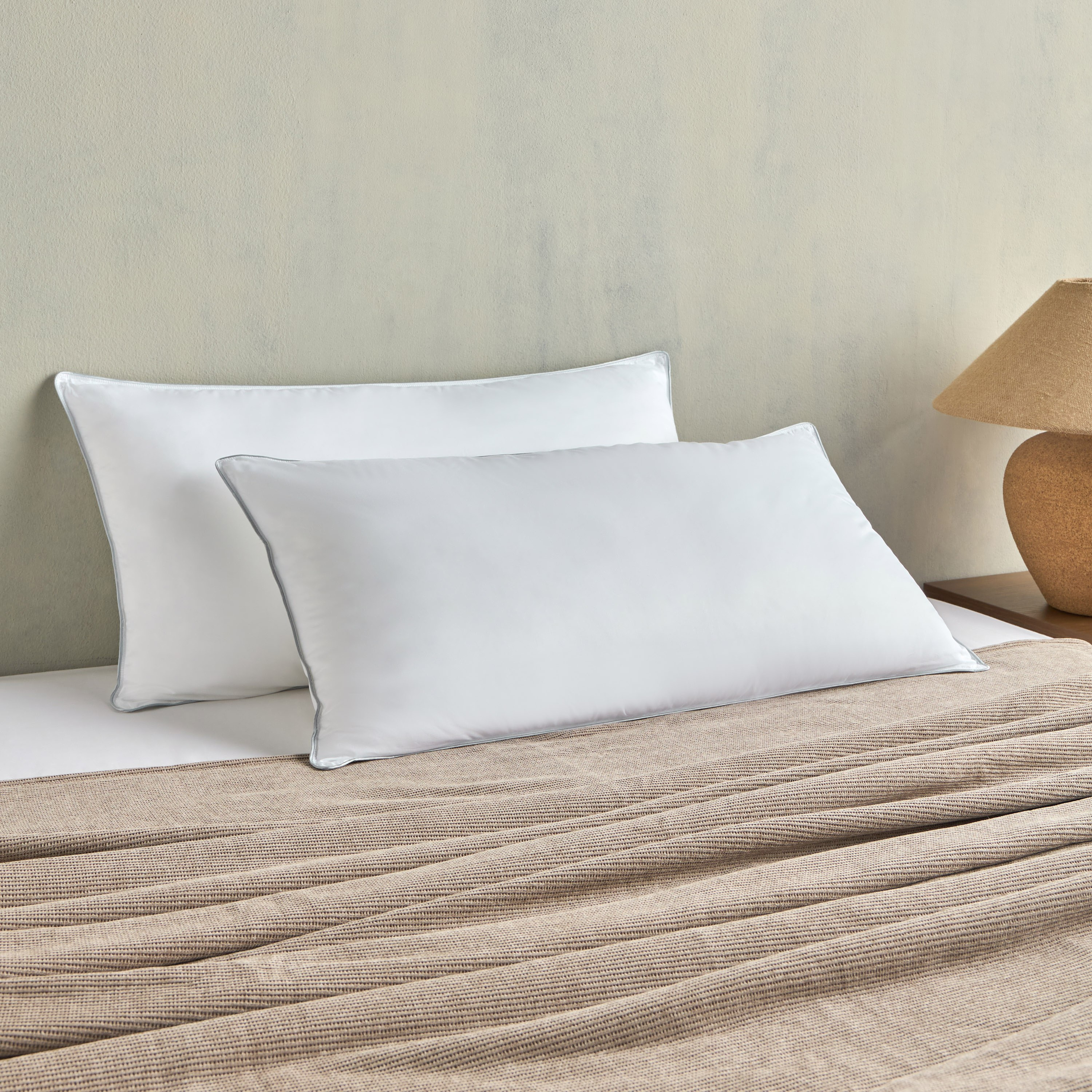 Twain Down Alternative 2-Piece King Pillow Set - 50x90 cm-household-bedding-pillows-image-1