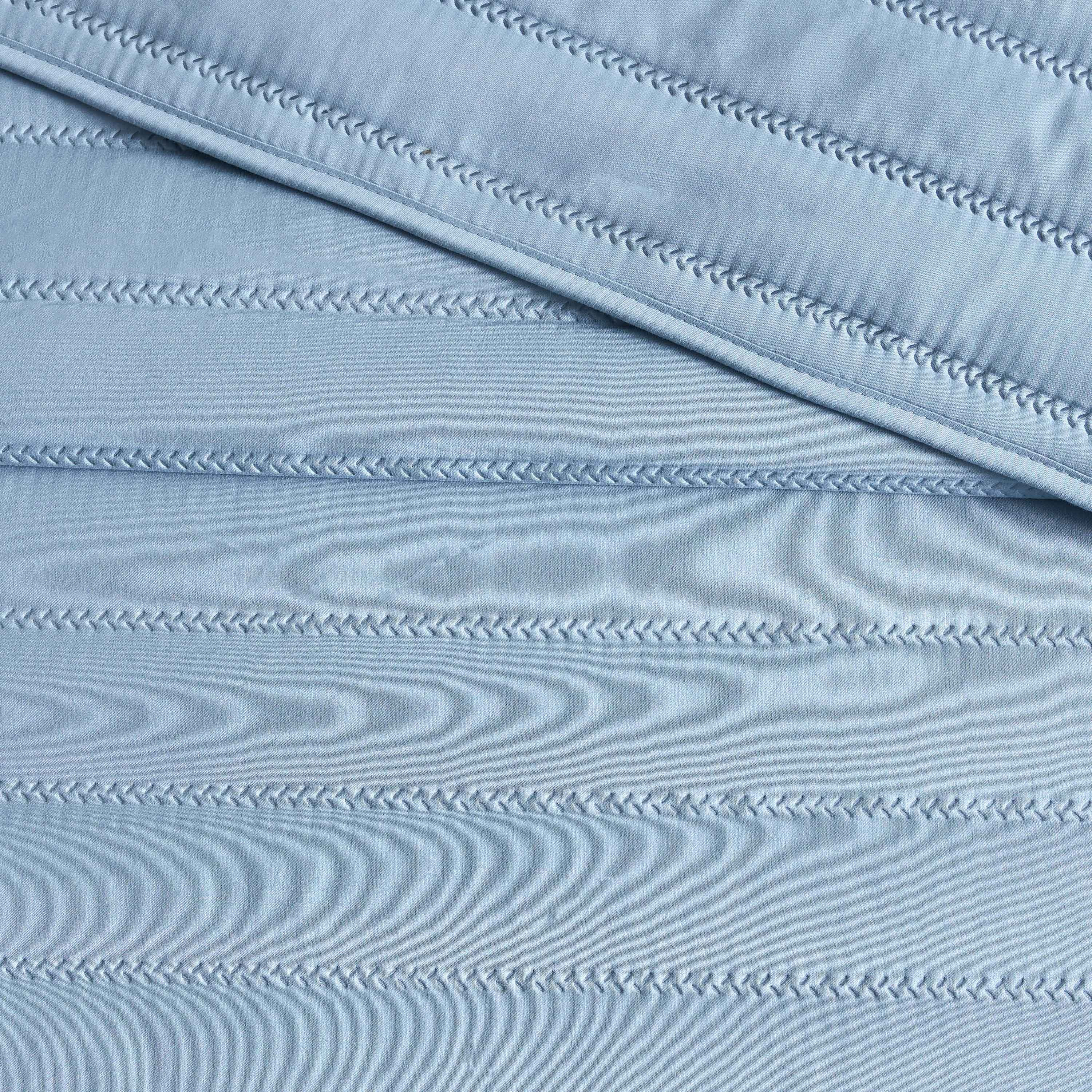 Eva Quilted 3-Piece King Bedspread Set - 240x260 cm-household-bedding-comfortersandbedspreads-bedspreads-image-4