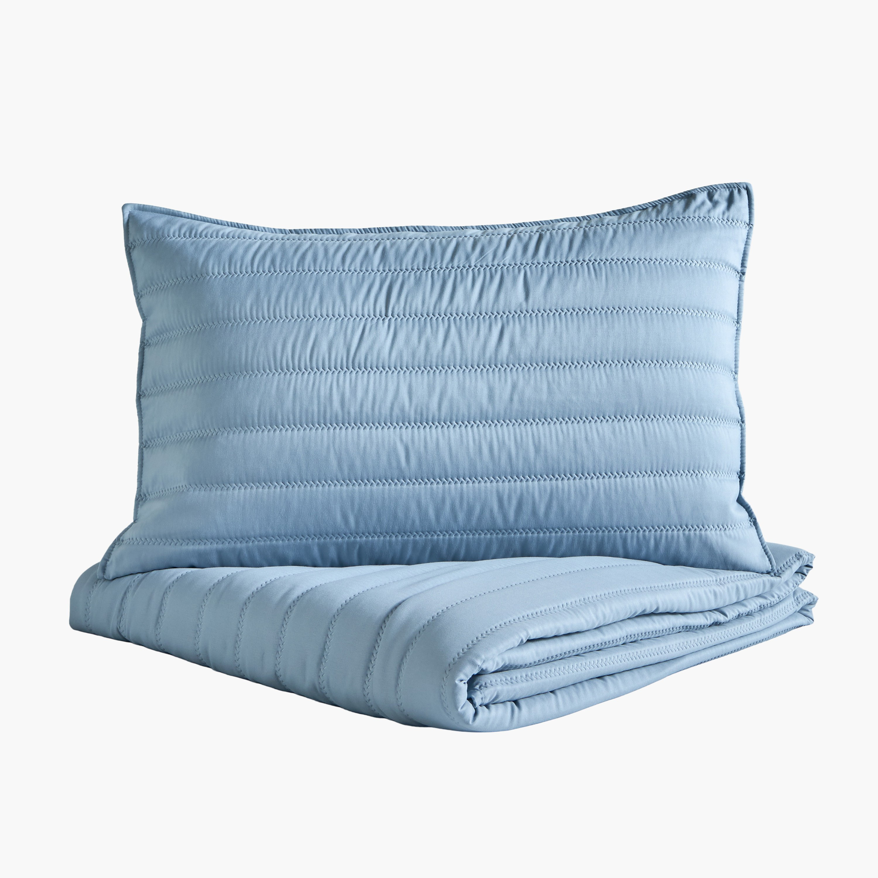 Eva Quilted 3-Piece King Bedspread Set - 240x260 cm-household-bedding-comfortersandbedspreads-bedspreads-image-6