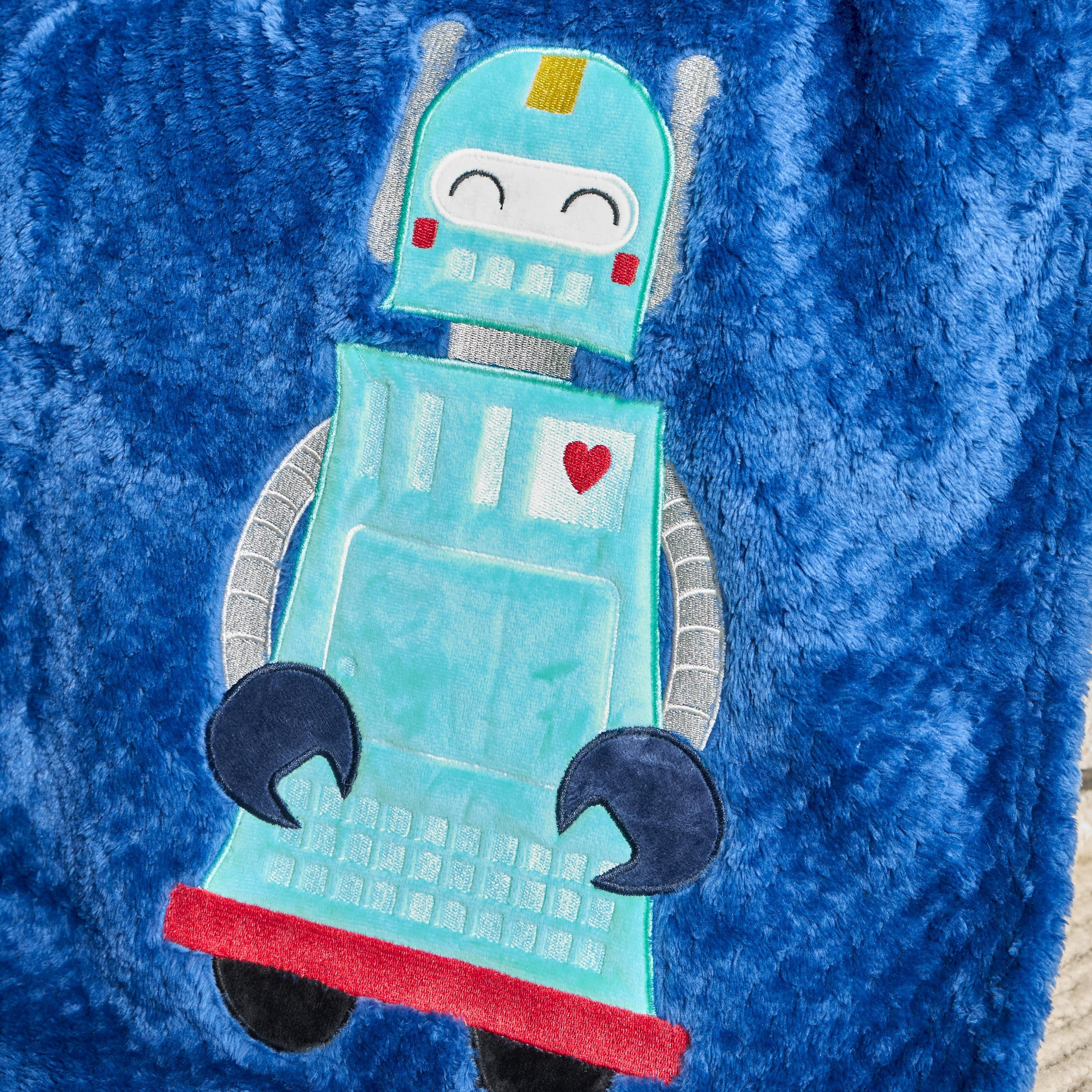 Robot Blanket - 150x200 cm-kids-beddingandwindows-bedding-blanketsandquilts-image-2