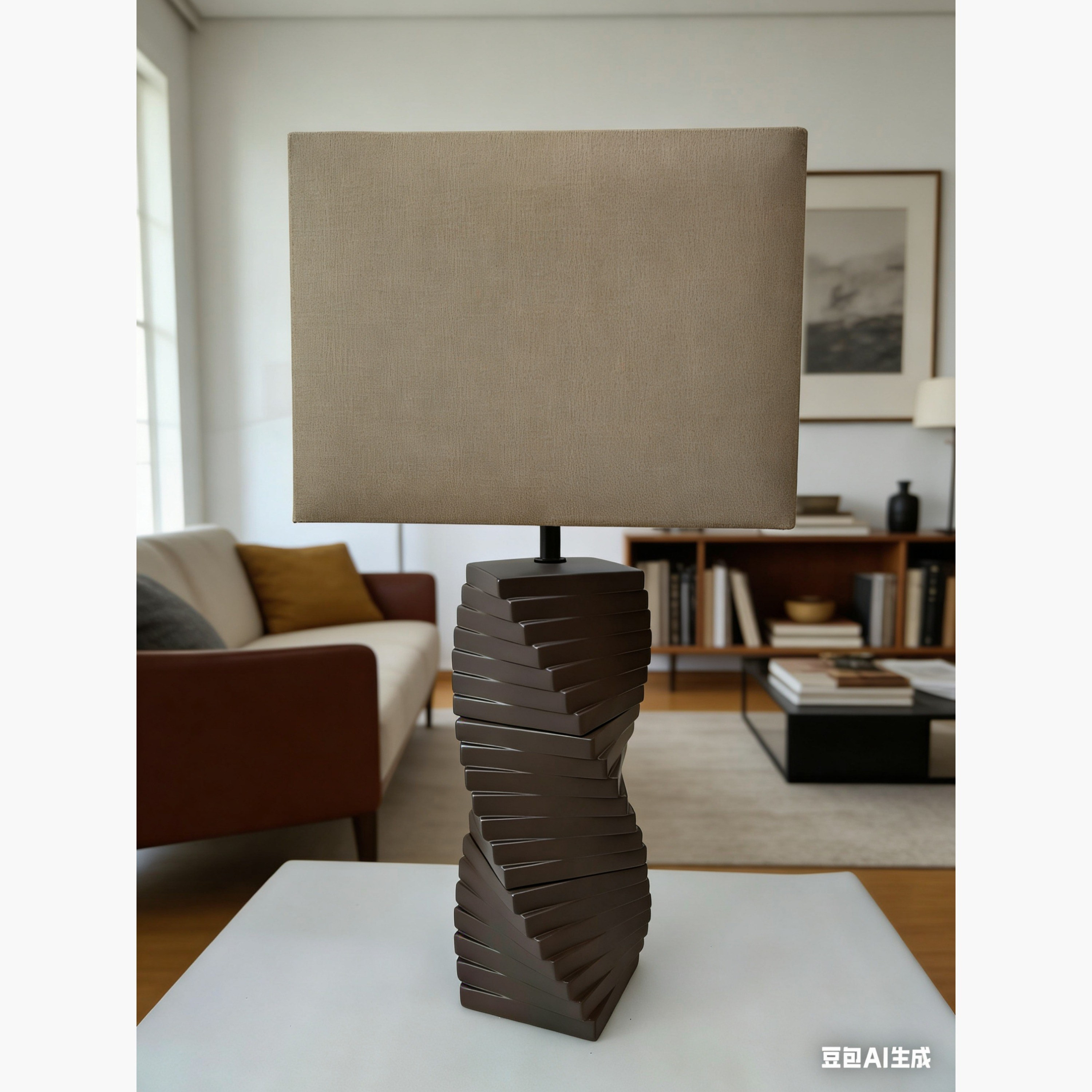 مصباح طاولة سيراميك - ستيوي - 60 سم-household-lighting-tableanddesklamps-image-1