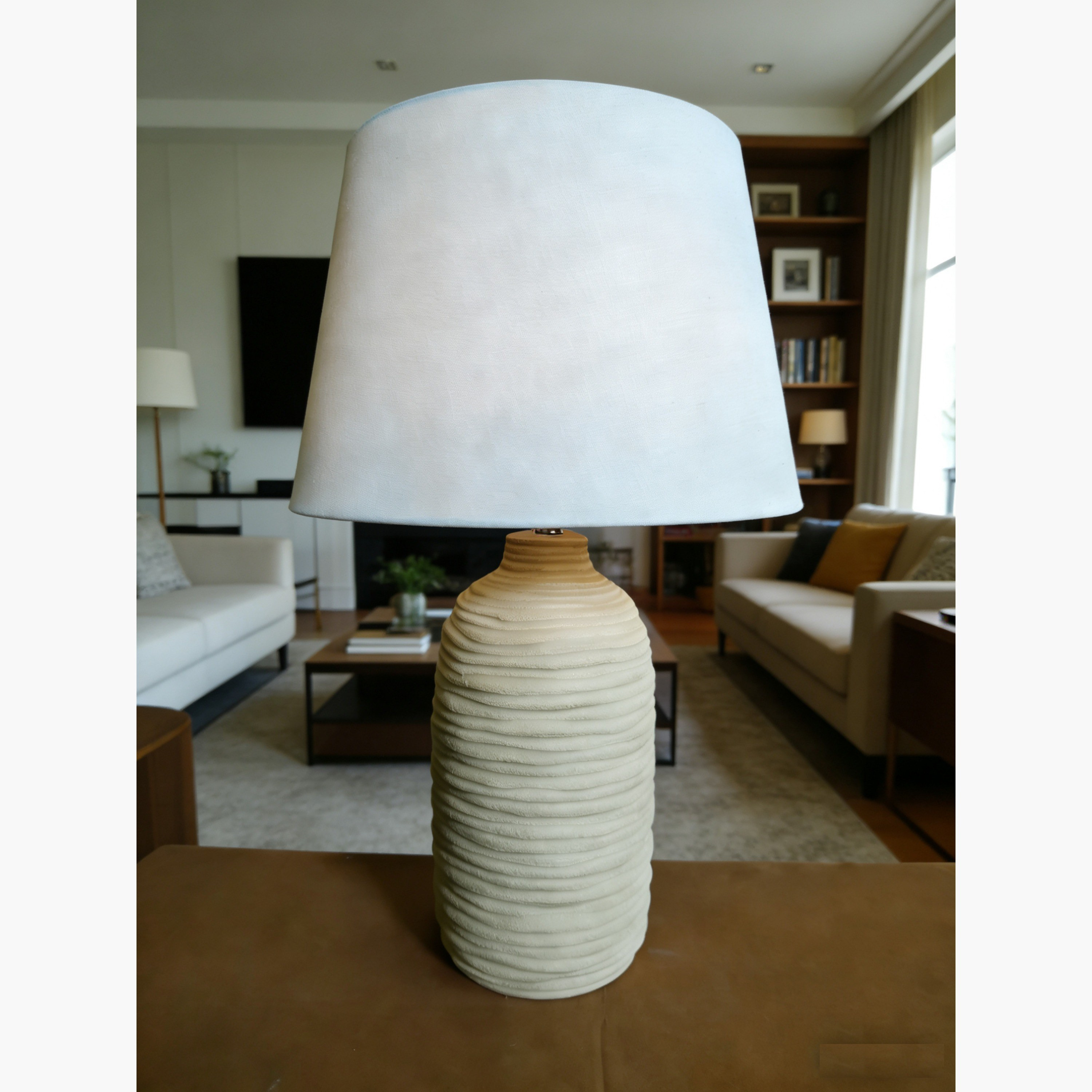 مصباح طاولة سيراميك - دوني - 56 سم-household-lighting-tableanddesklamps-image-1
