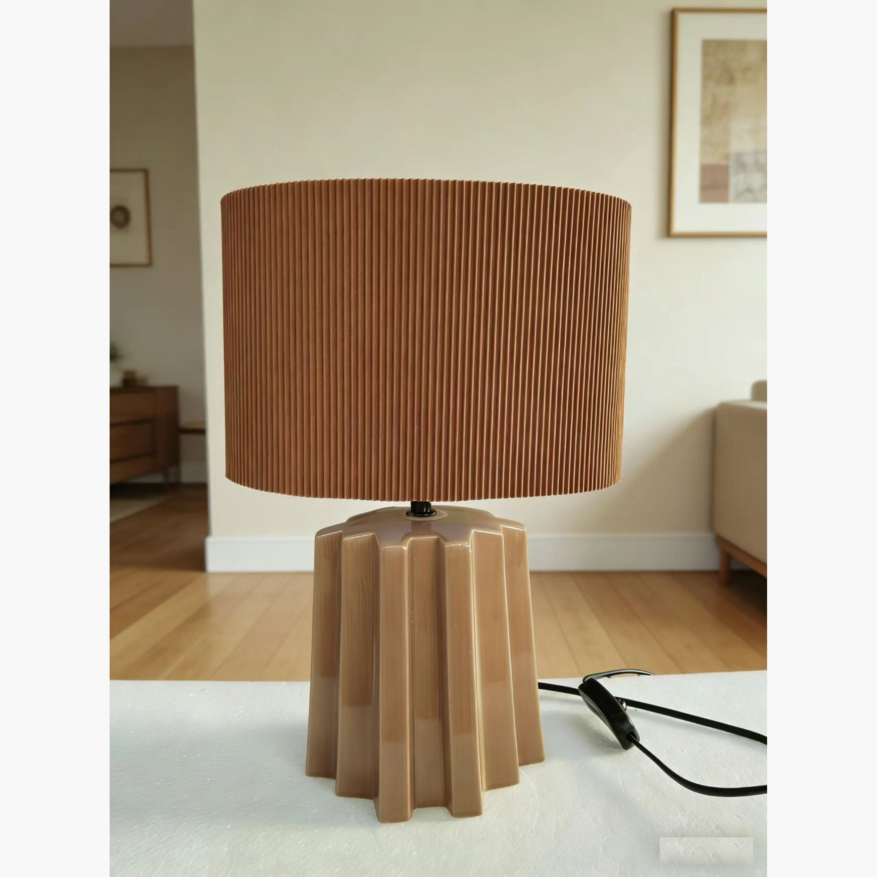 مصباح طاولة سيراميك - ميرلوت - 36 سم-household-lighting-tableanddesklamps-image-1
