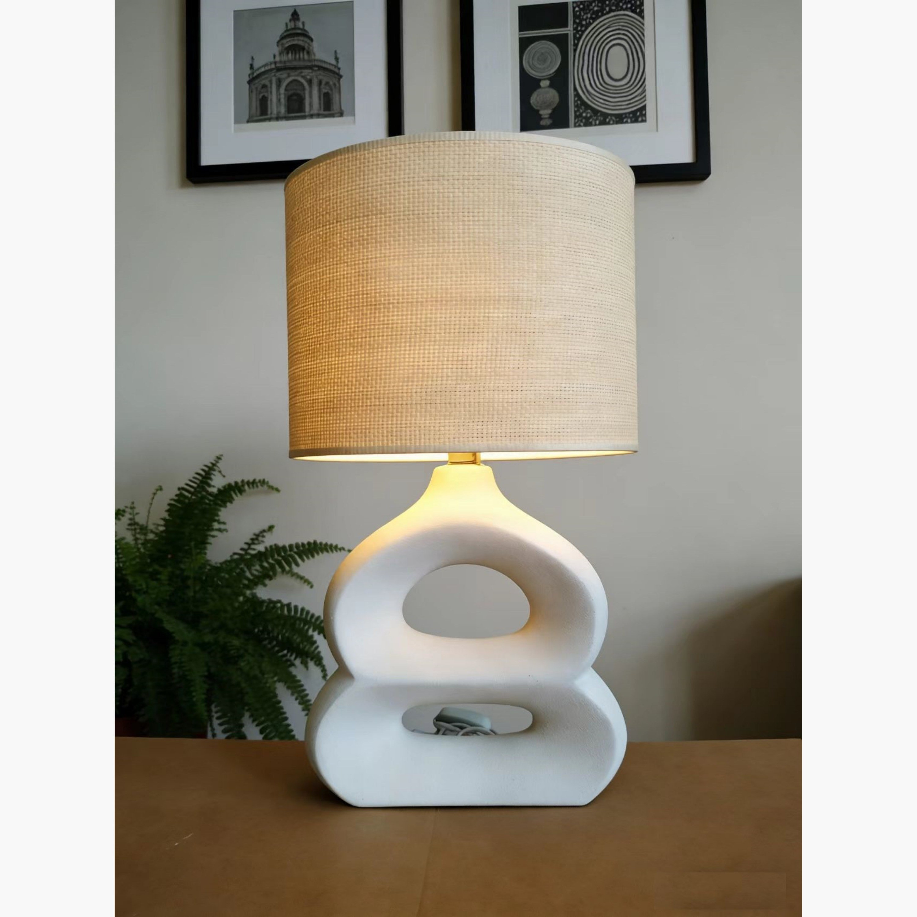 مصباح طاولة سيراميك - بيني - 53 سم-household-lighting-tableanddesklamps-image-2