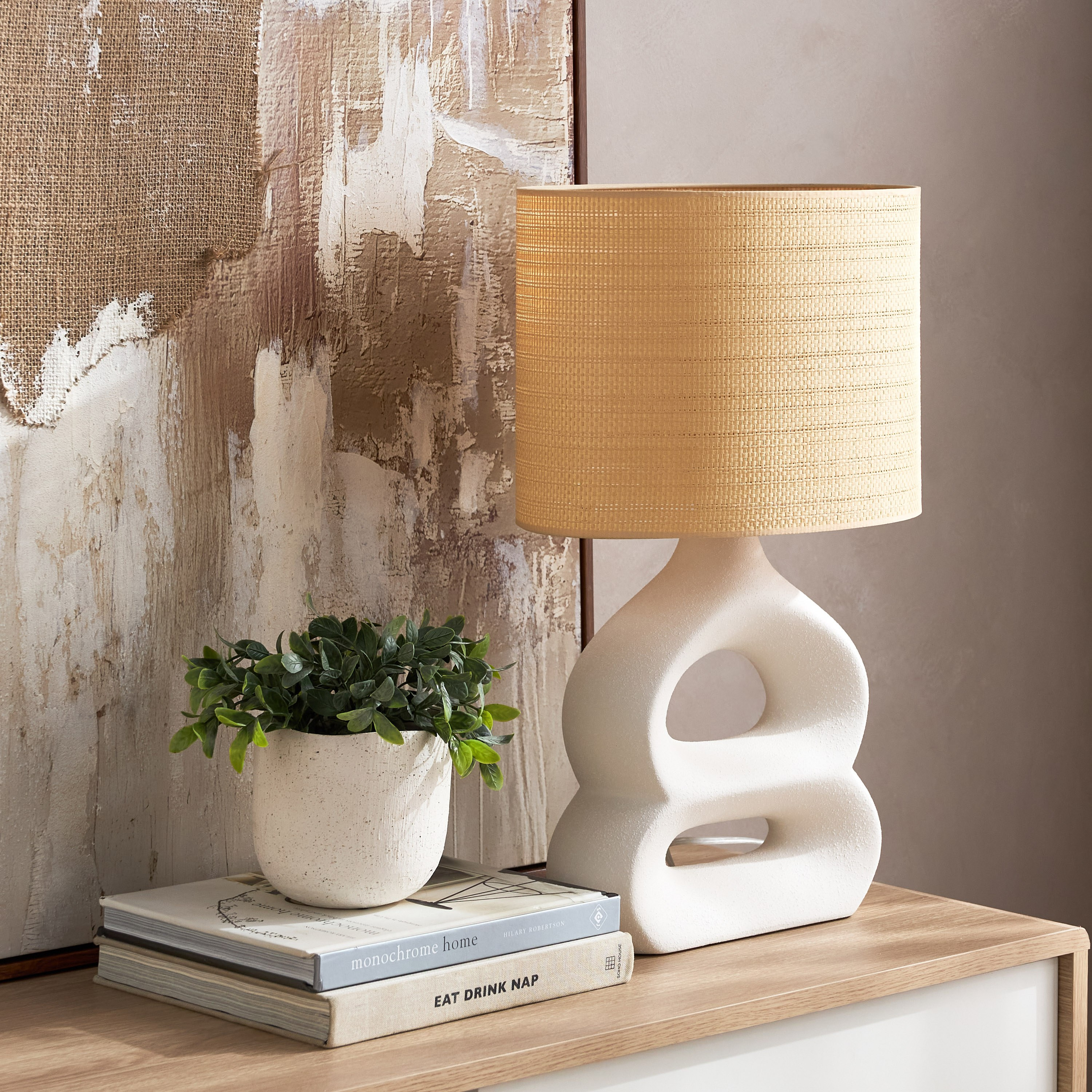 مصباح طاولة سيراميك - بيني - 53 سم-household-lighting-tableanddesklamps-image-5