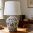 Roses Ceramic Table Lamp - 67 cm-household-lighting-tableanddesklamps-image-1