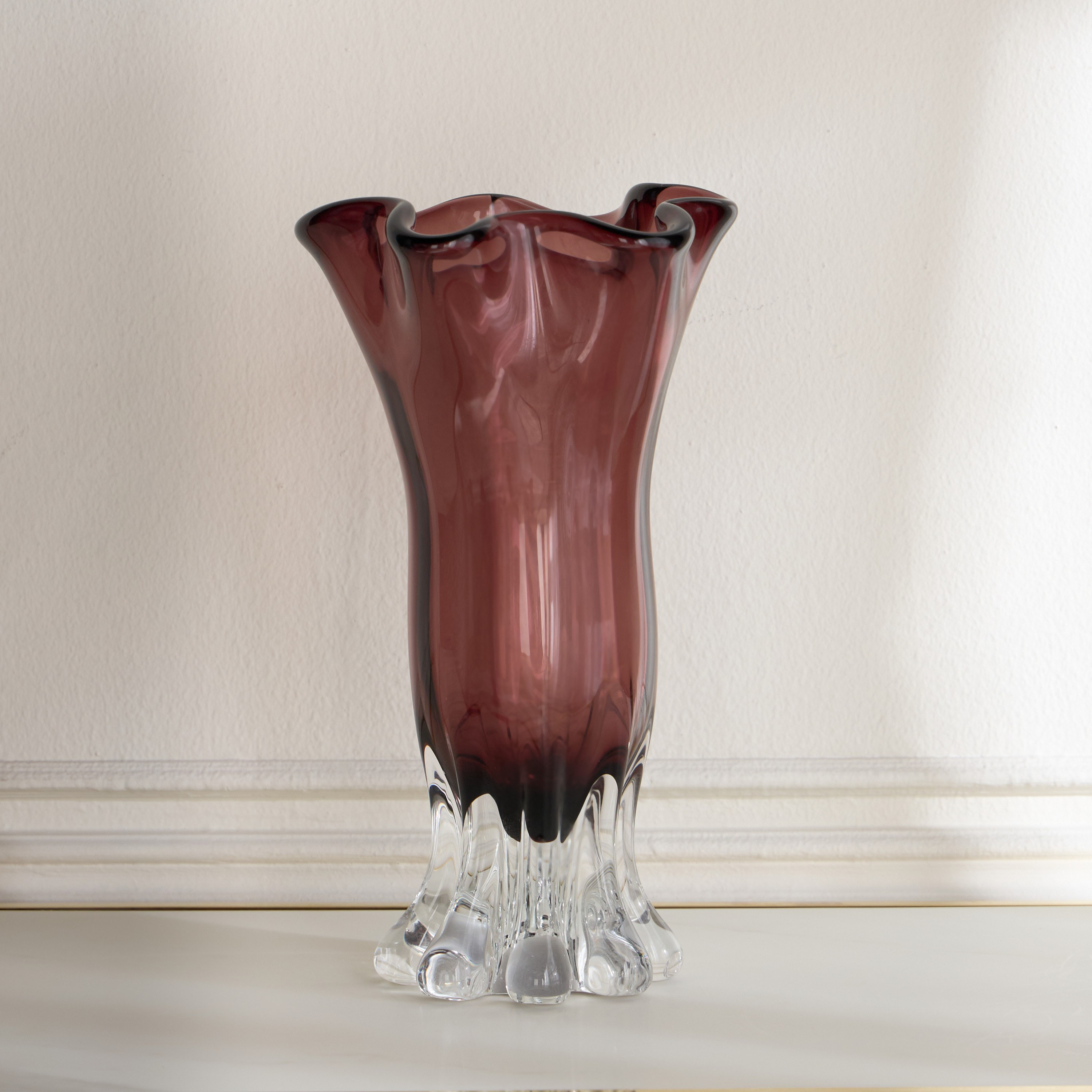 Ophira Luxe Glass Vase - 31 cm-household-decor-vasesandbowls-image-1
