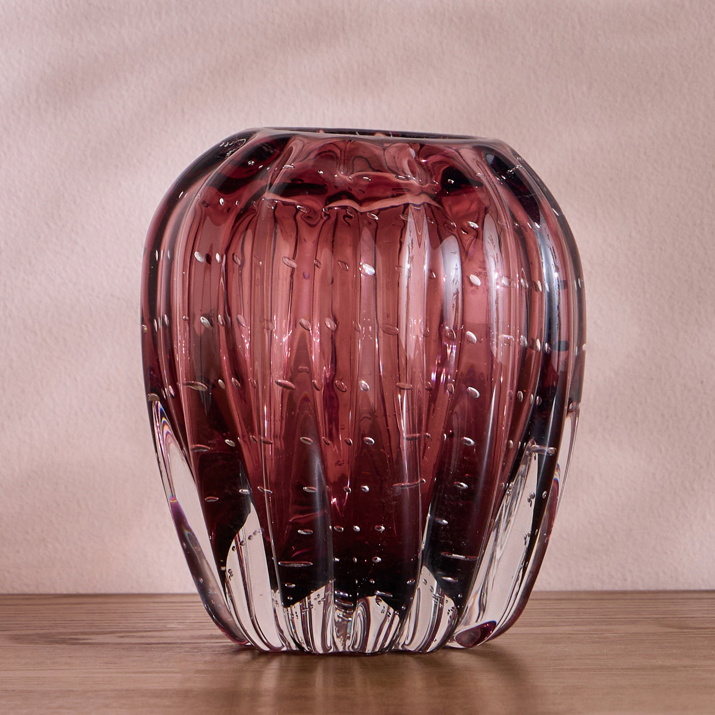 Ophira Luxe Glass Vase - 19 cm