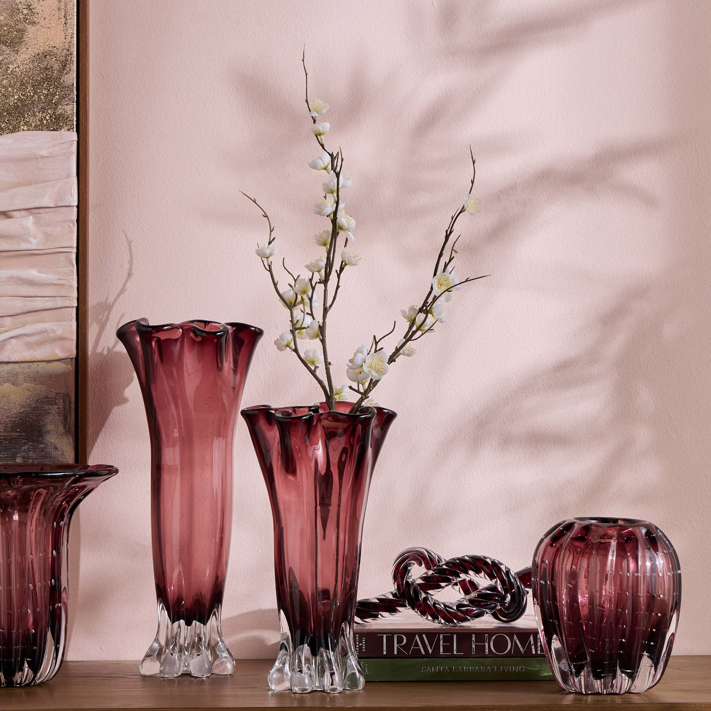 Ophira Luxe Glass Vase - 19 cm-household-decor-vasesandbowls-image-3