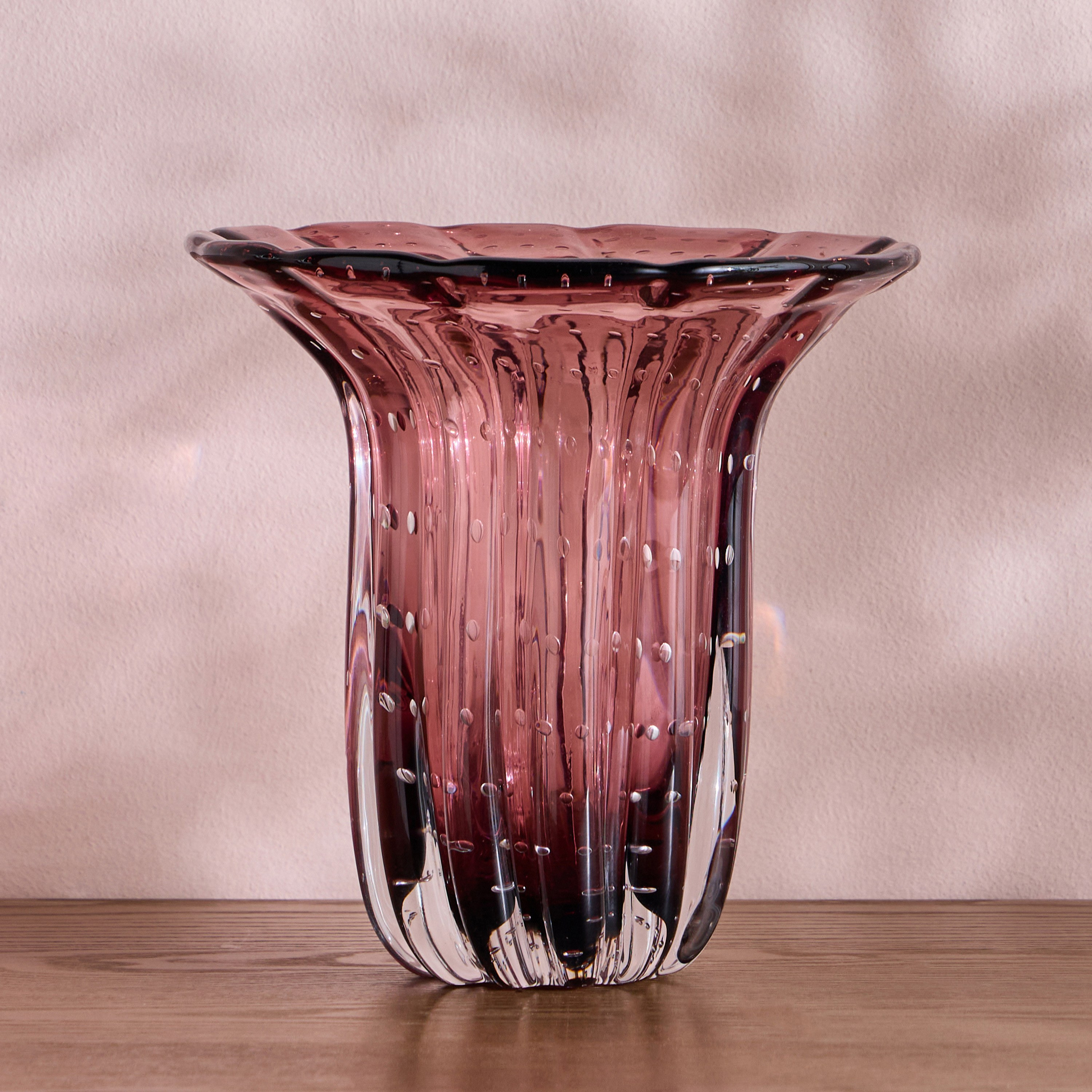 Ophira Luxe Glass Vase - 25 cm