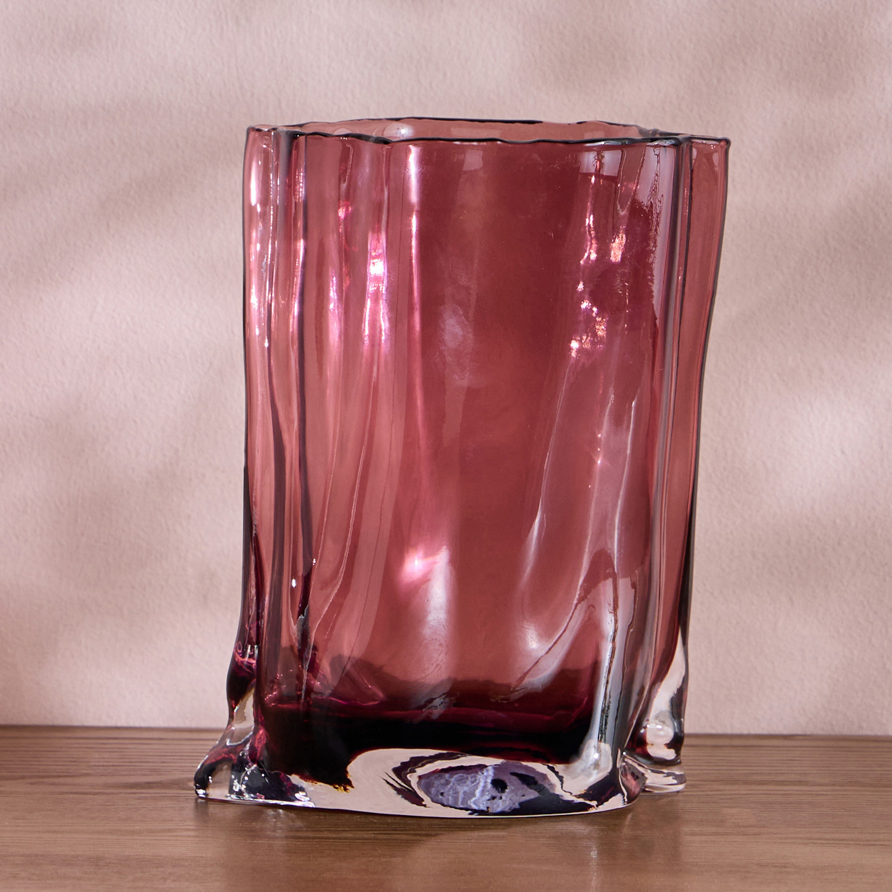 Ophira Luxe Glass Vase- 23 cm
