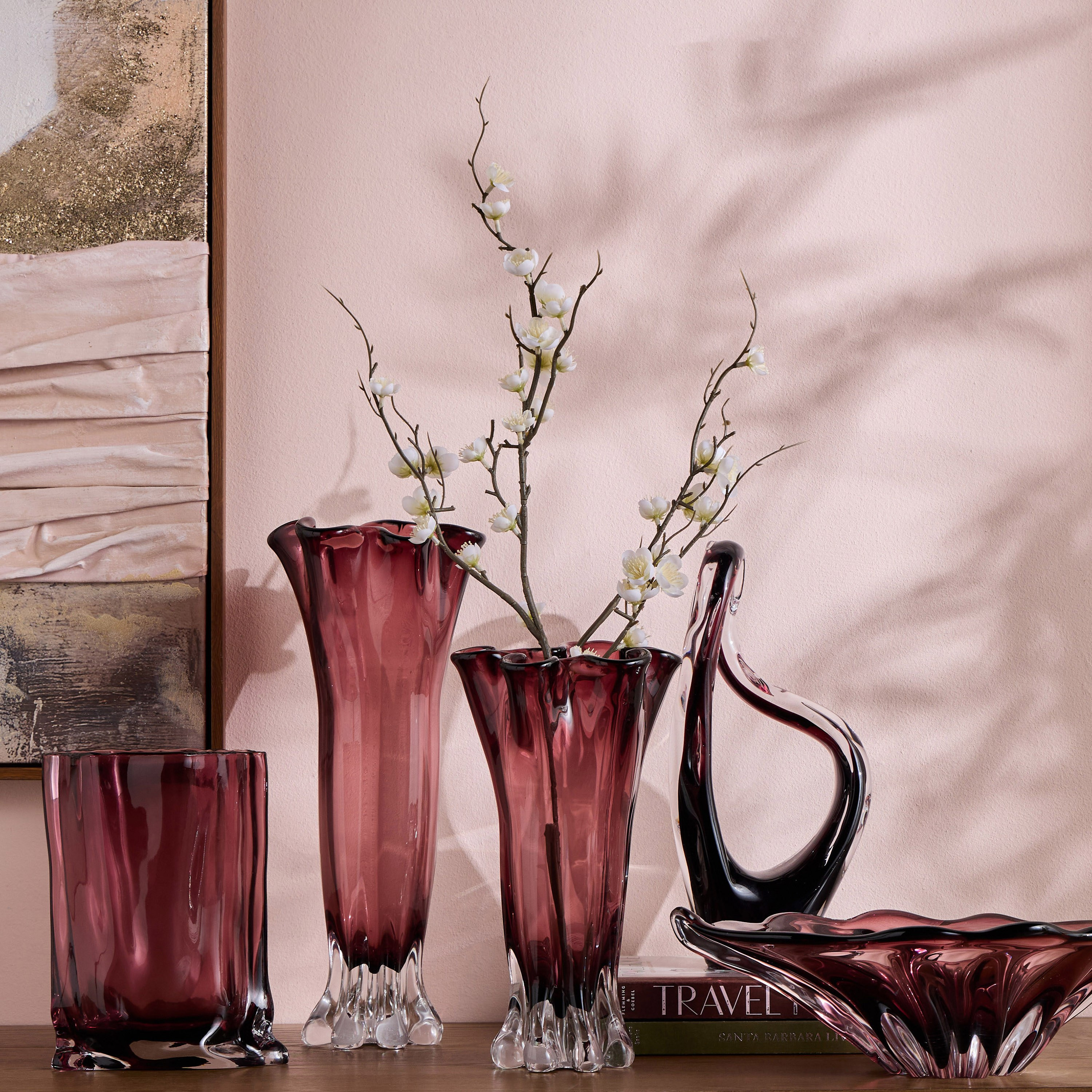 Loft Loulou Bruno Glass Vase - 23 cm-household-decor-vasesandbowls-image-3