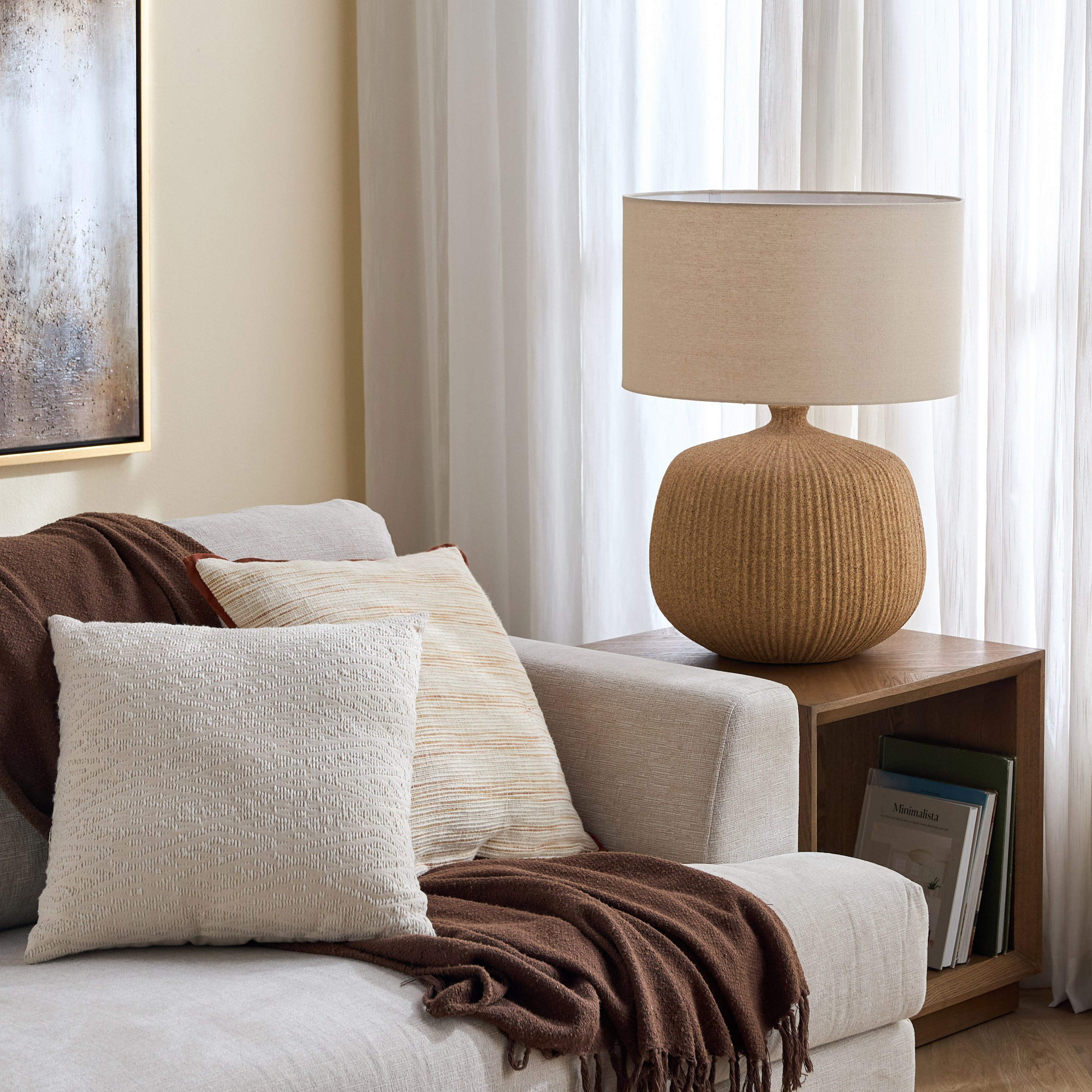 Mona Ceramic Table Lamp - 66 cm-household-lighting-tableanddesklamps-image-5