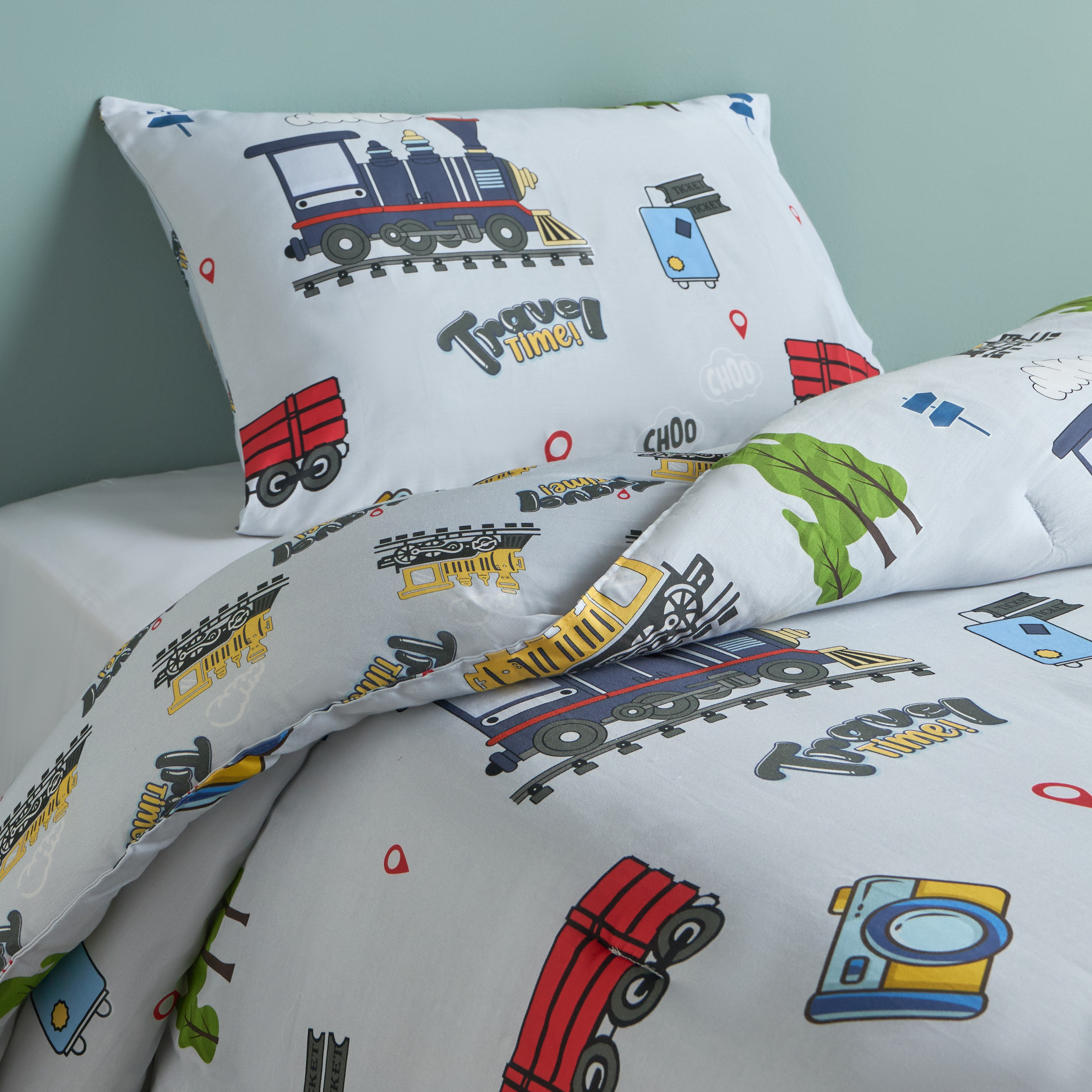 Louis Cotton Printed 2-Piece Single Comforter Set - 135x220 cm