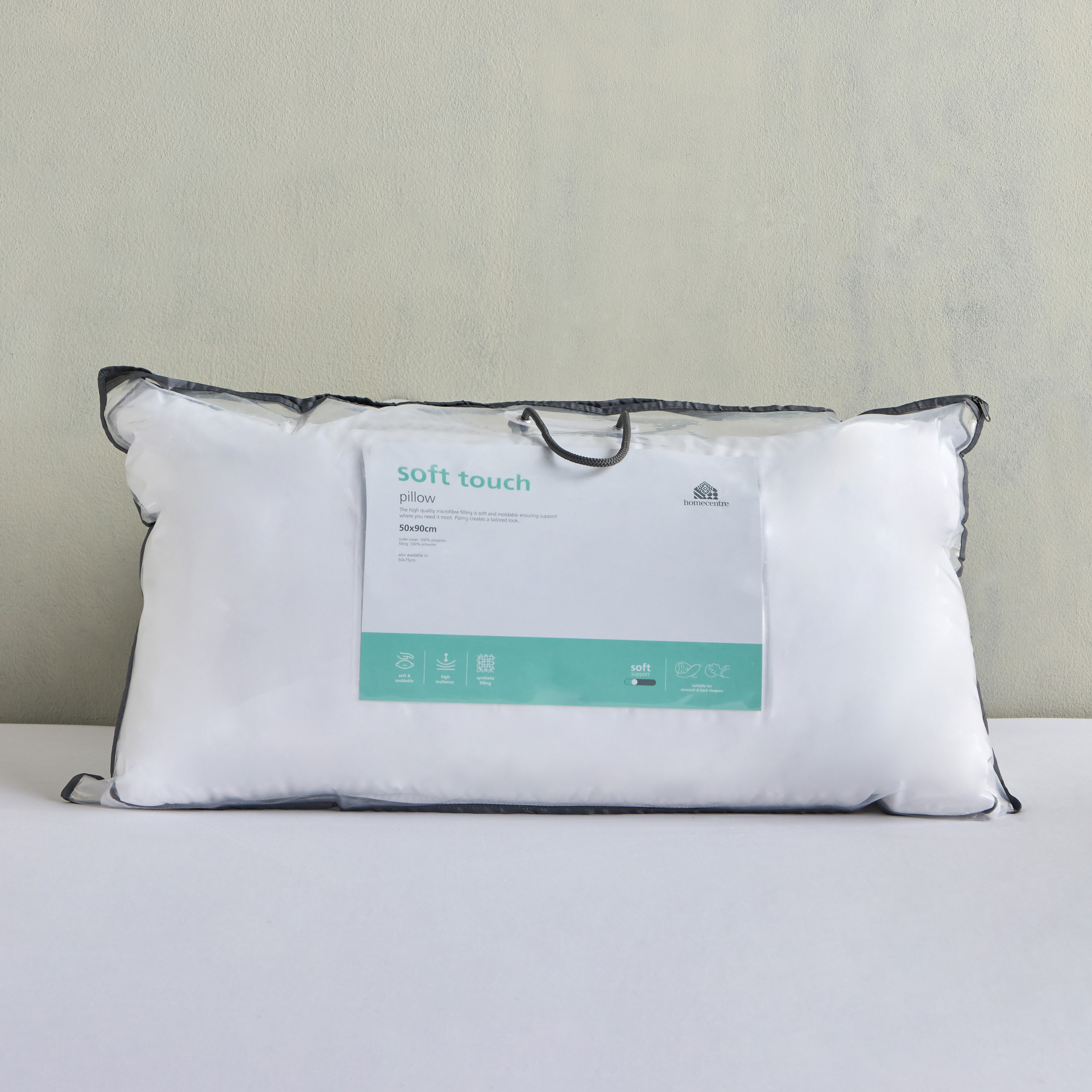 Harmony Down Alternative 1-Piece King Pillow - 50x90 cm-household-bedding-pillows-image-4