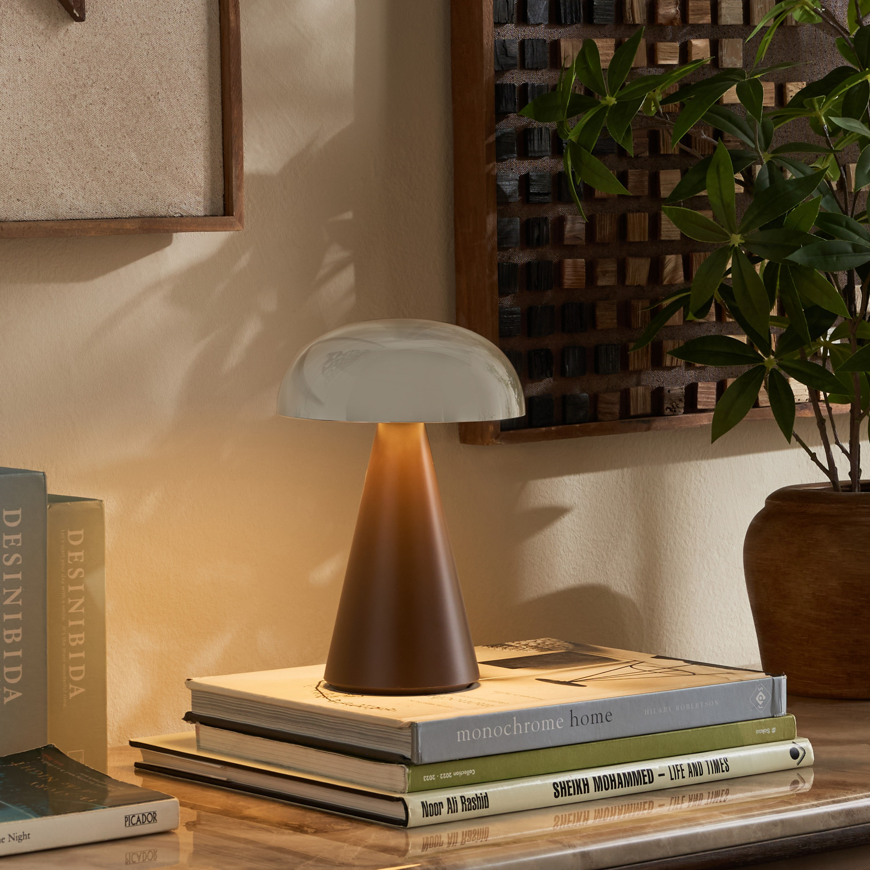 مصباح طاولة ليد قابل للشحن بيو أس بي - مايزا - 22 سم-household-lighting-decorativelighting-noveltylights-image-5