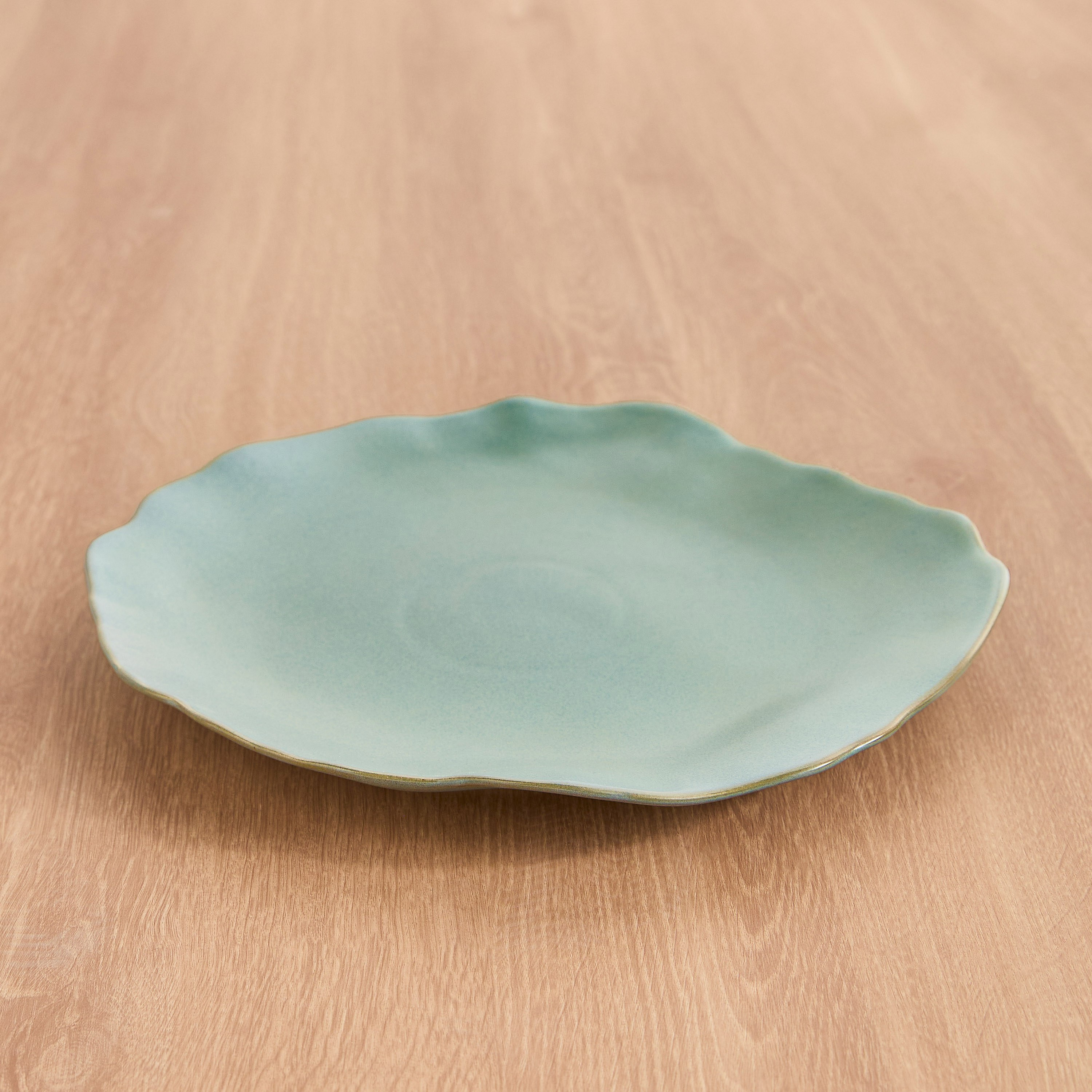 Coral Ceramic Dinner Plate - 28 cm-household-dining-dinnerware-plates-image-1