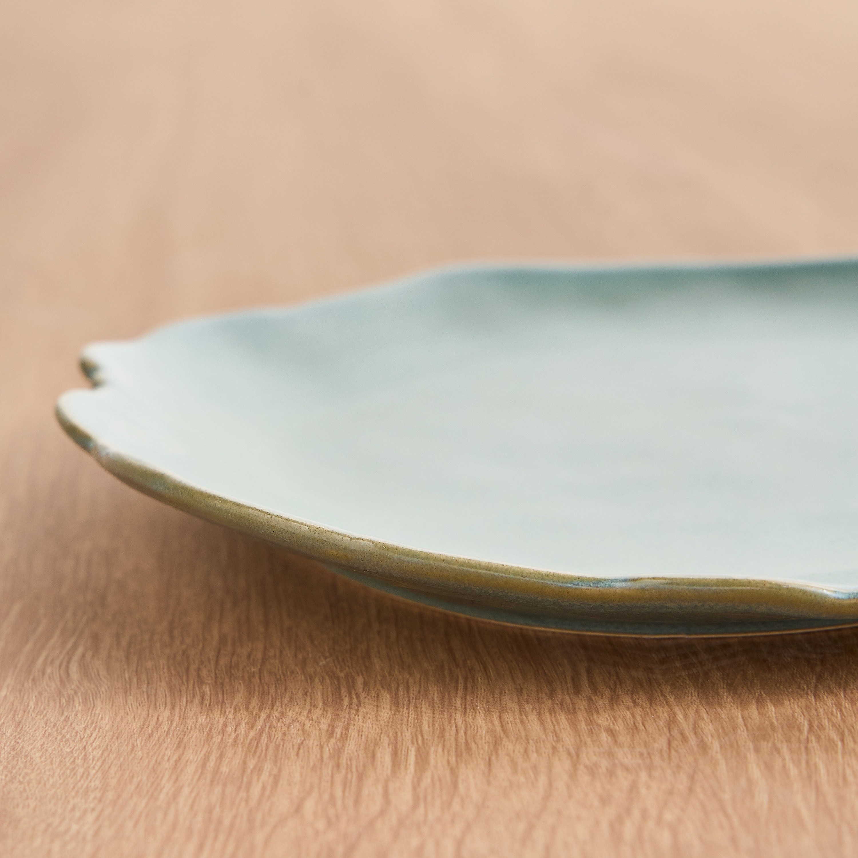 Coral Ceramic Side Plate - 23 cm-household-dining-dinnerware-plates-image-2